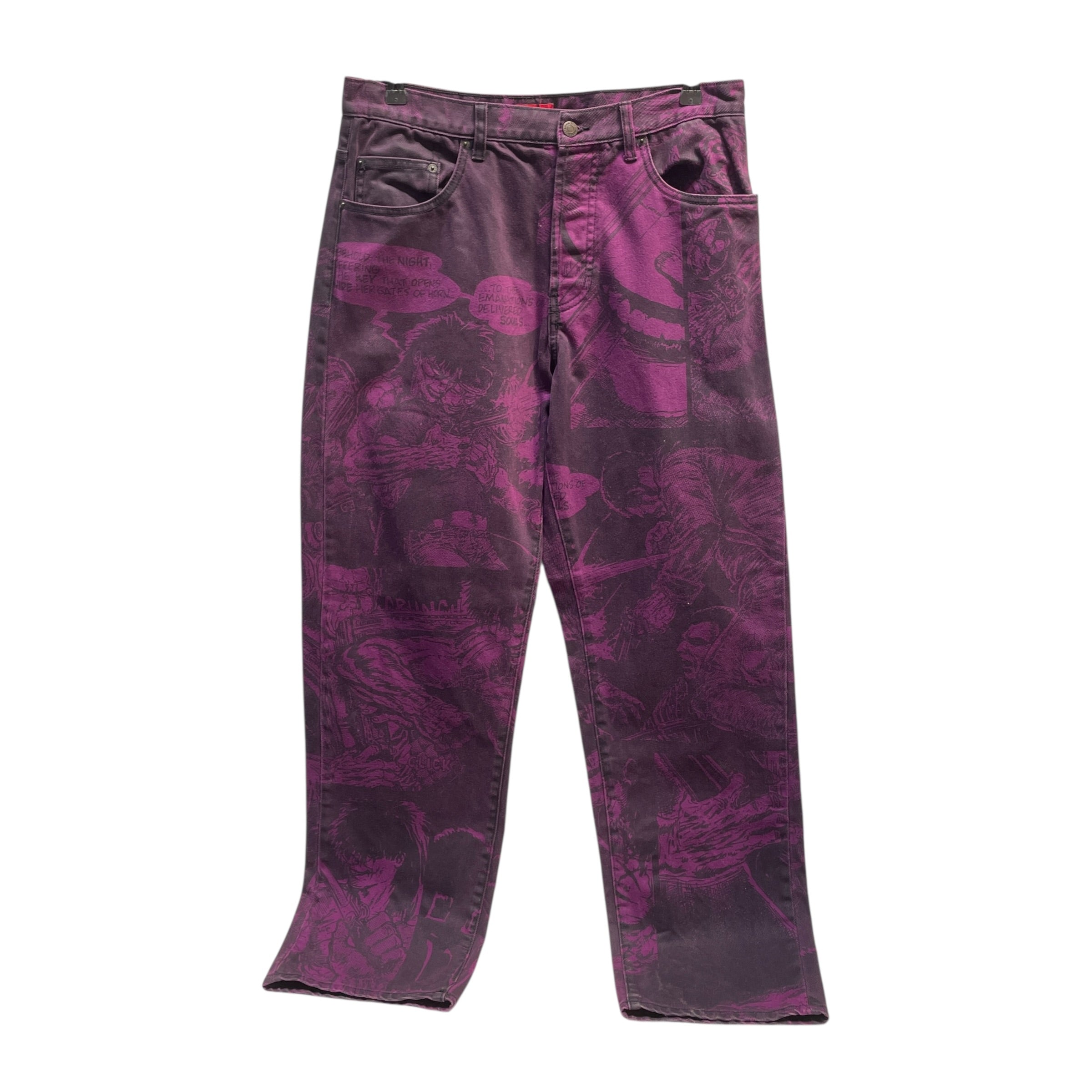 Supreme/Pants/32/Cotton/IDG/All Over Print/THE CROW view 1