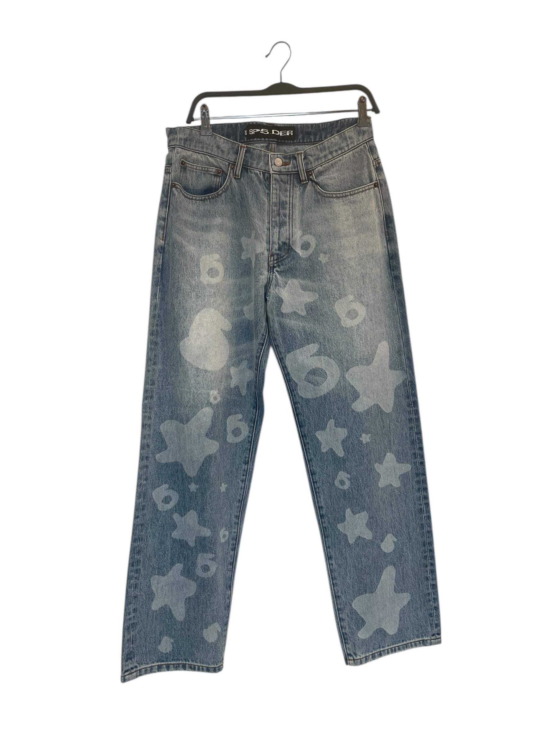 Sp5der/Pants/30/Denim/BLU/Light wash beluga jeans view 1