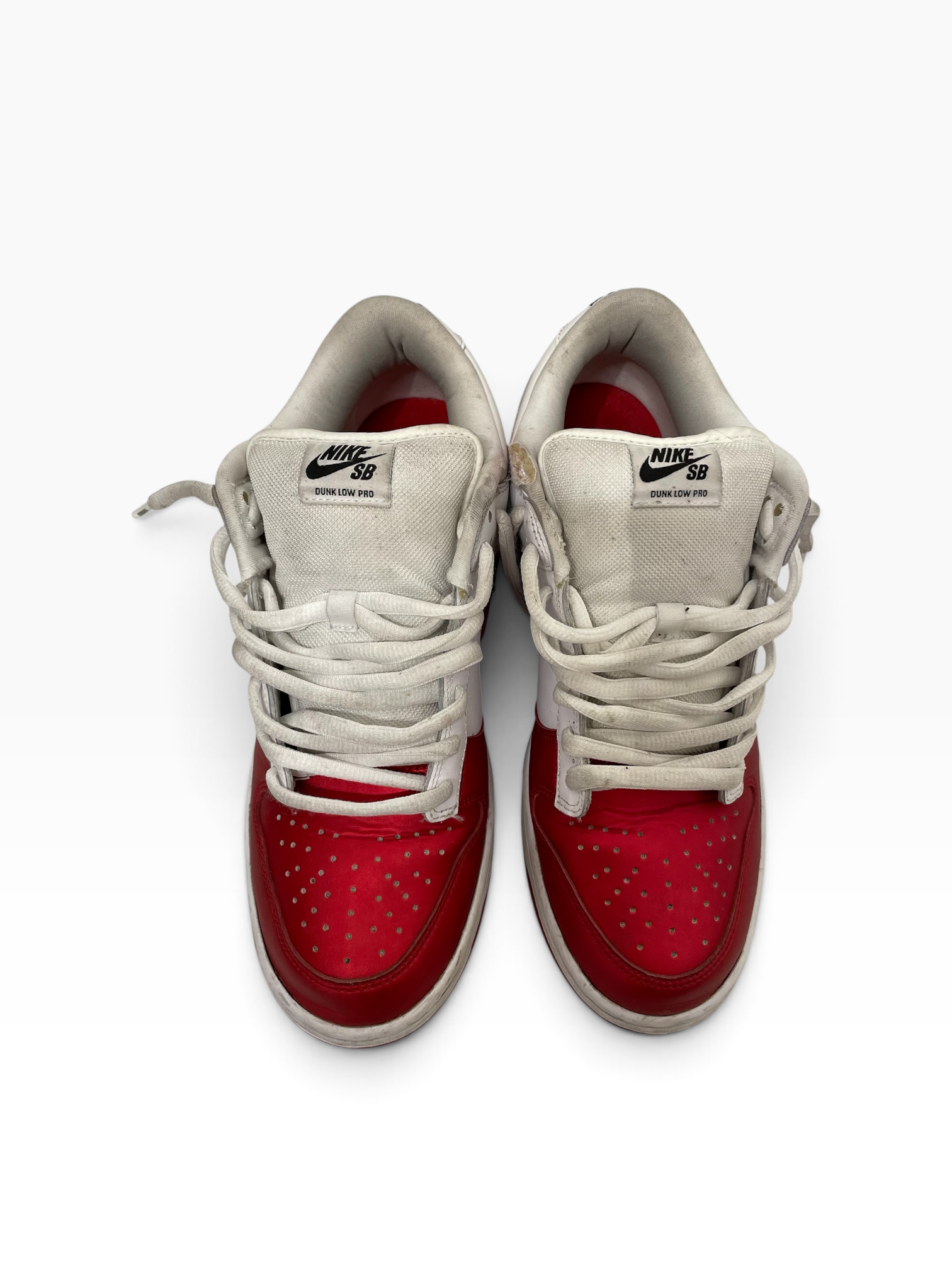 Supreme/NIKE SB/Low-Sneakers/US 10.5/Cotton/RED/SUPREME VARSITY RED view 5