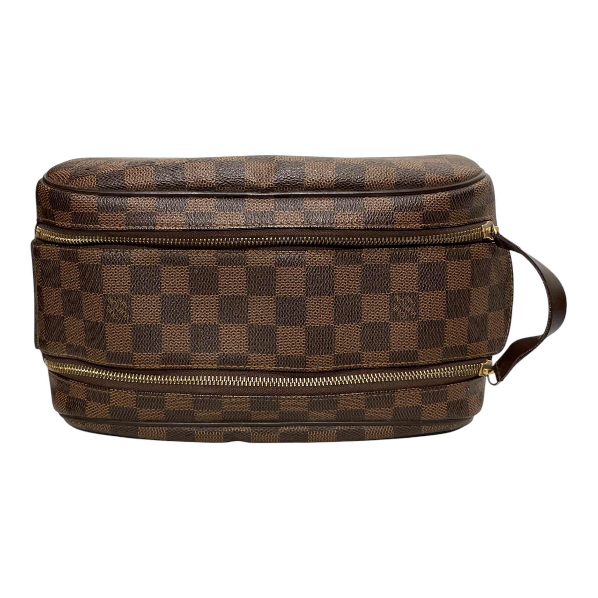 LOUIS VUITTON/Clutch Bag/Monogram/Leather/BRW/DOPP KIT DAMIER EBENE view 6