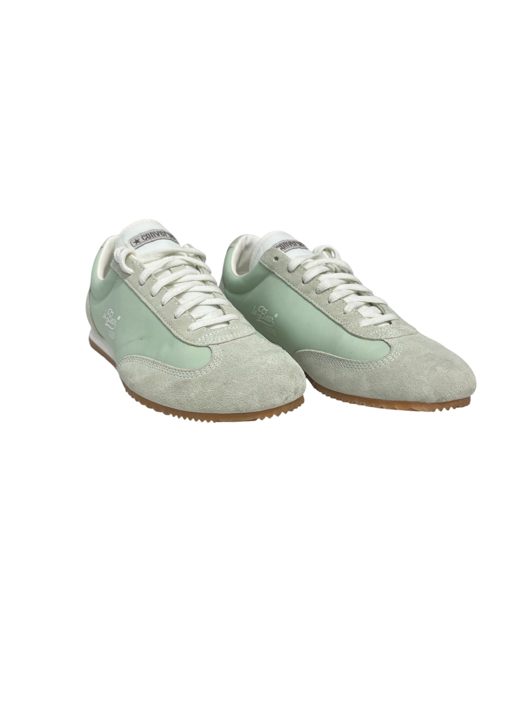 CONVERSE/GOLF WANG/Low-Sneakers/US 10/Cotton/GRN/LE FLEUR GREEN SNEAKER view 1