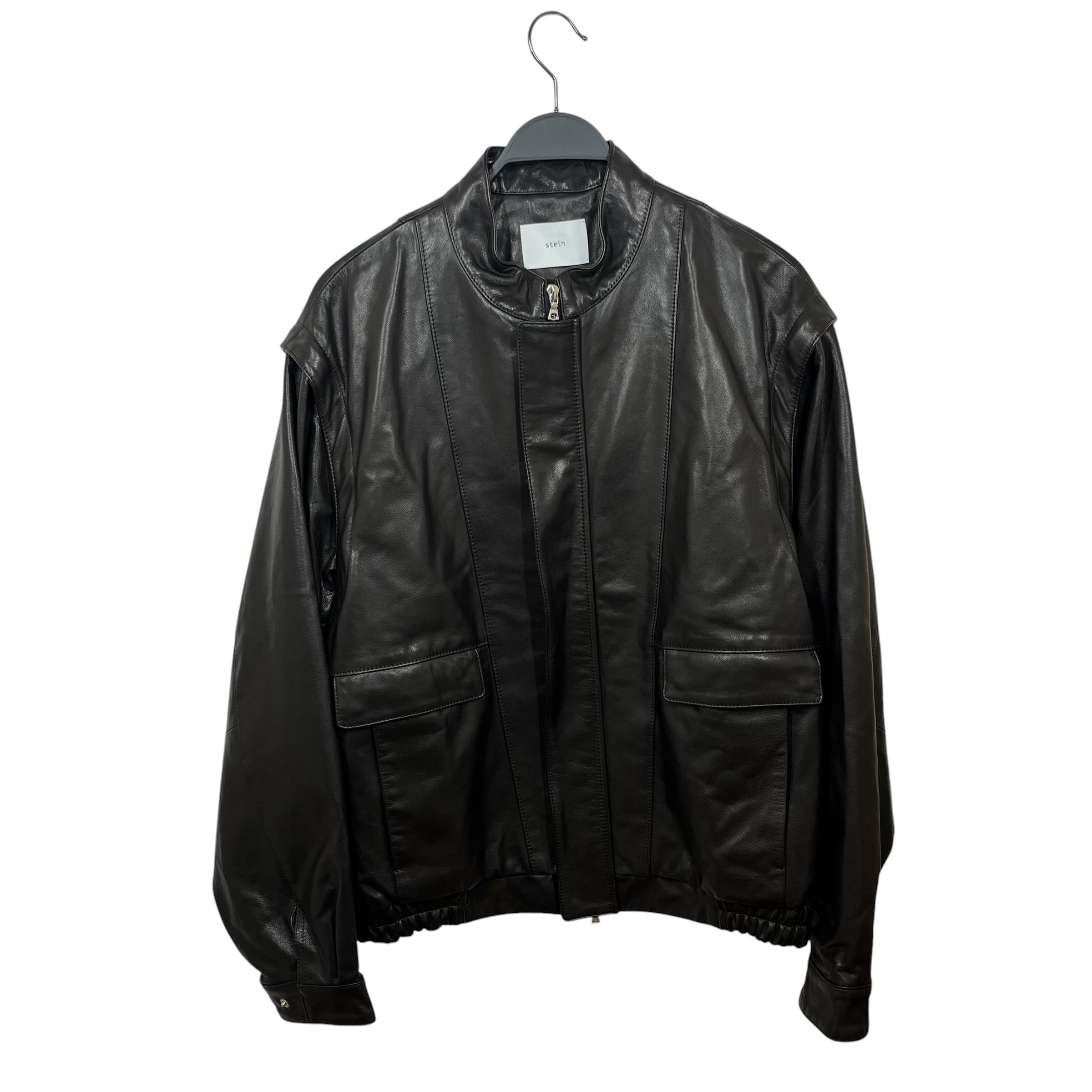 ssstein(stein)/Leather Jkt/M/Goat Leather/BLK/CONVERTIBLE LEATHER JKT view 1