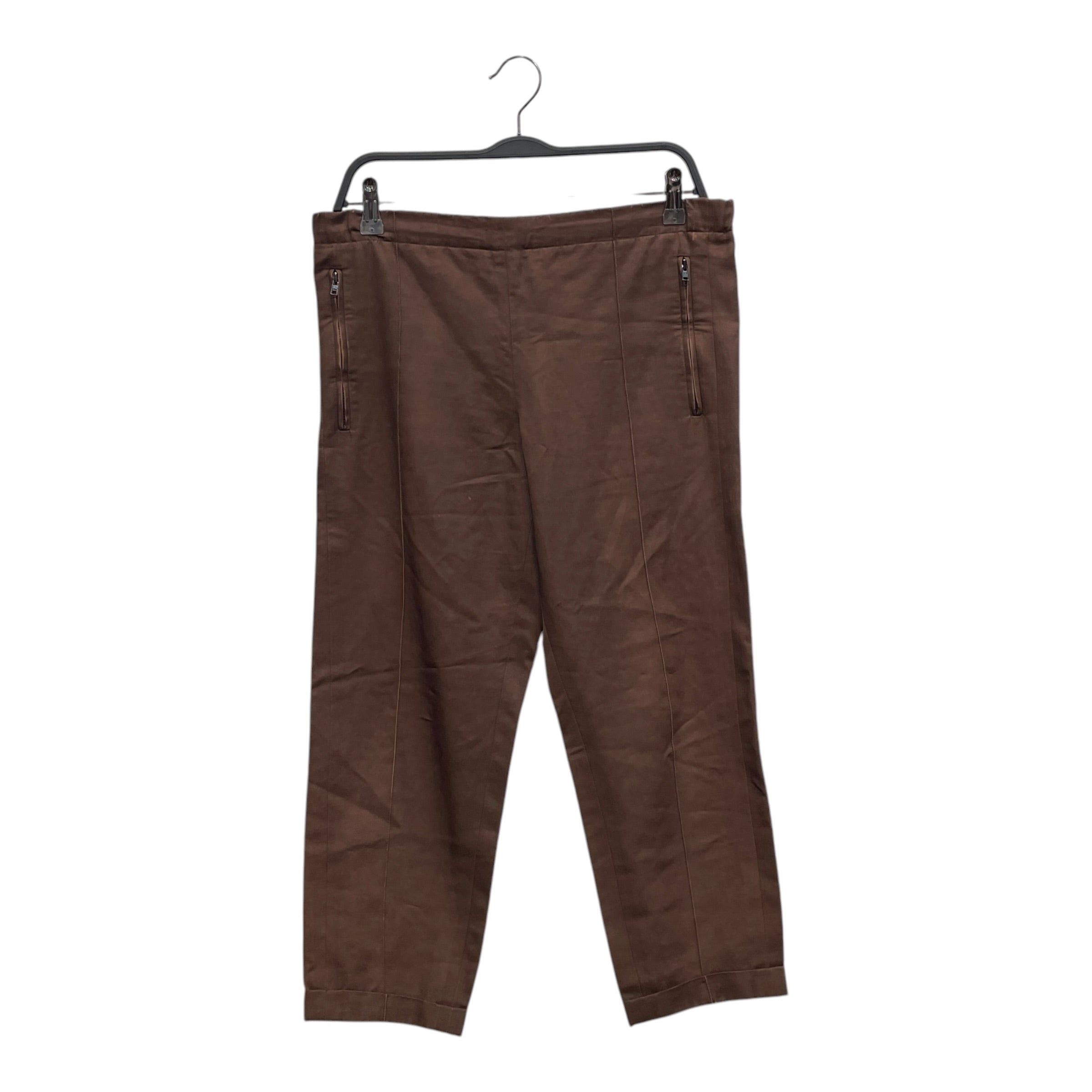 MARNI/Cropped Pants/38/BRW/ZIPPER POCKETS DRAWSTRING view 1