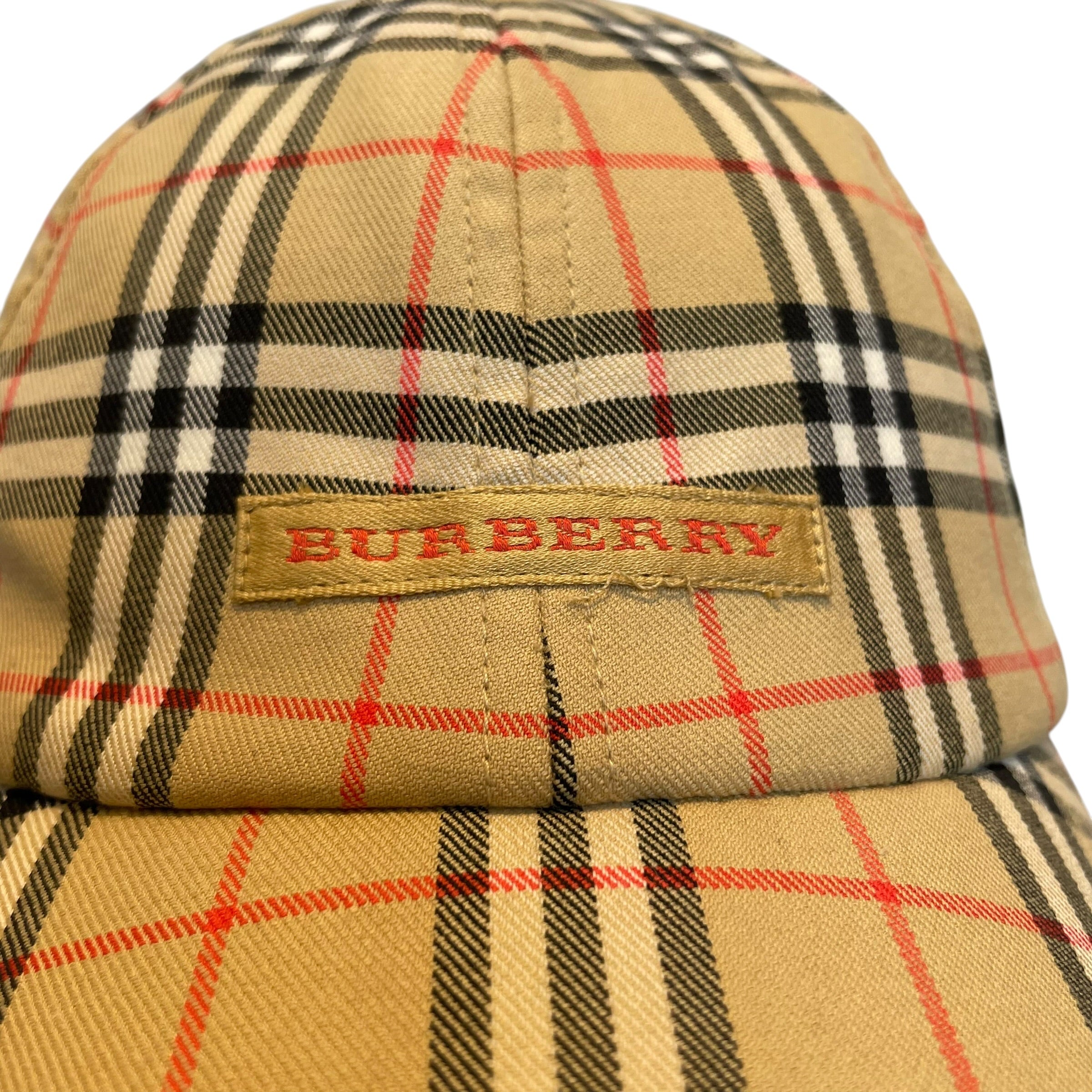 BURBERRY GOLF/Cap/Stripe/Cotton/BEG/M's/HOUSE STRIPES view 4