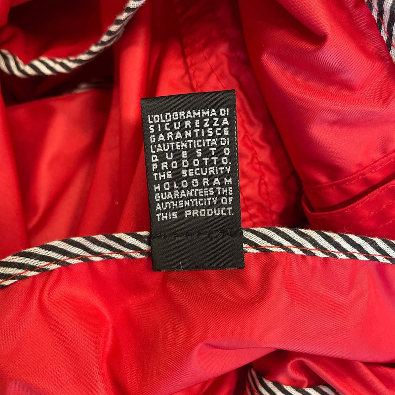 CoSTUME NATIONAL/Tailored Jkt/24/Nylon/RED/LS LONG BTTN UP JTK DRESS