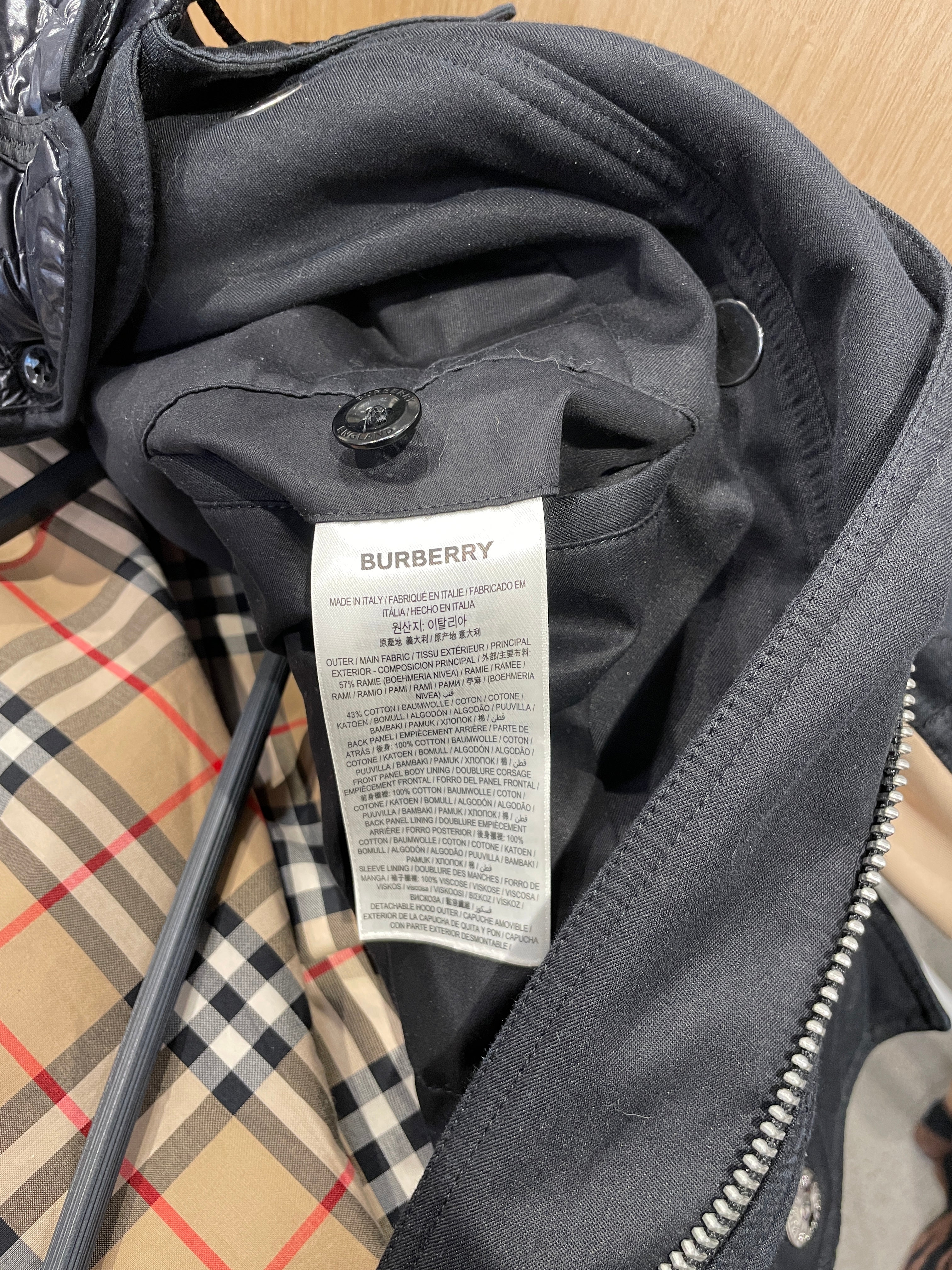 BURBERRY/Coat/Cotton/MLT/FUTURE ARCHIVE SPLIT PARKA view 4