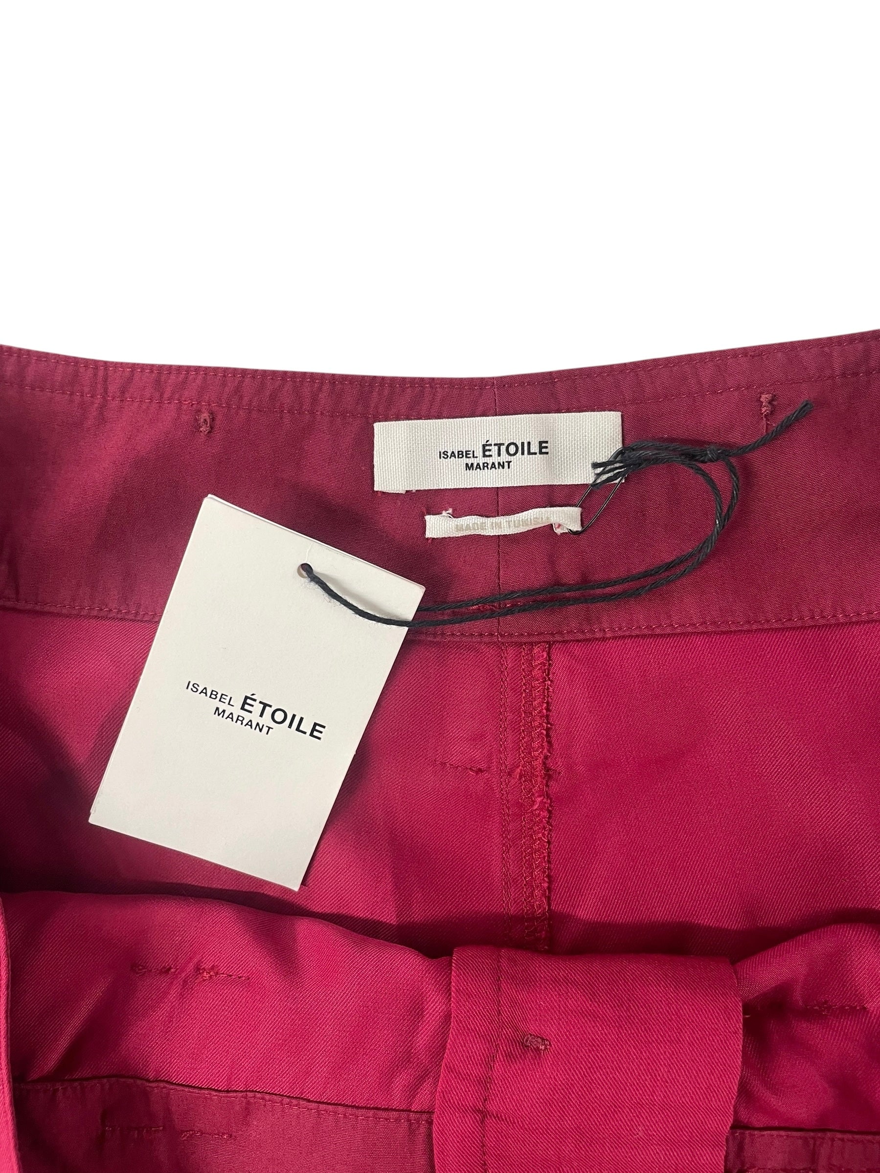 ISABEL MARANT ETOILE/Bottoms/36/Cotton/PNK/Button Fly/SINEBA RAPBERRY PANT view 6