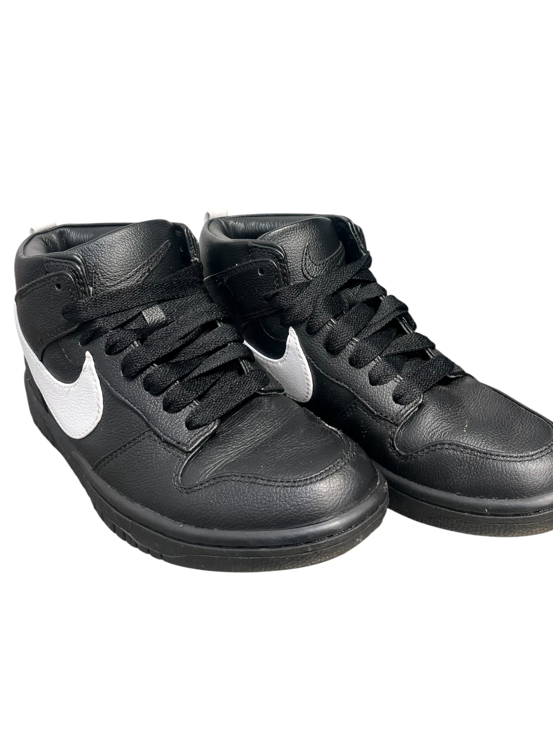 RICARDO TISCI /NIKE/Hi-Sneakers/US 6/Leather/BLK/COLLAB MID TOP view 3