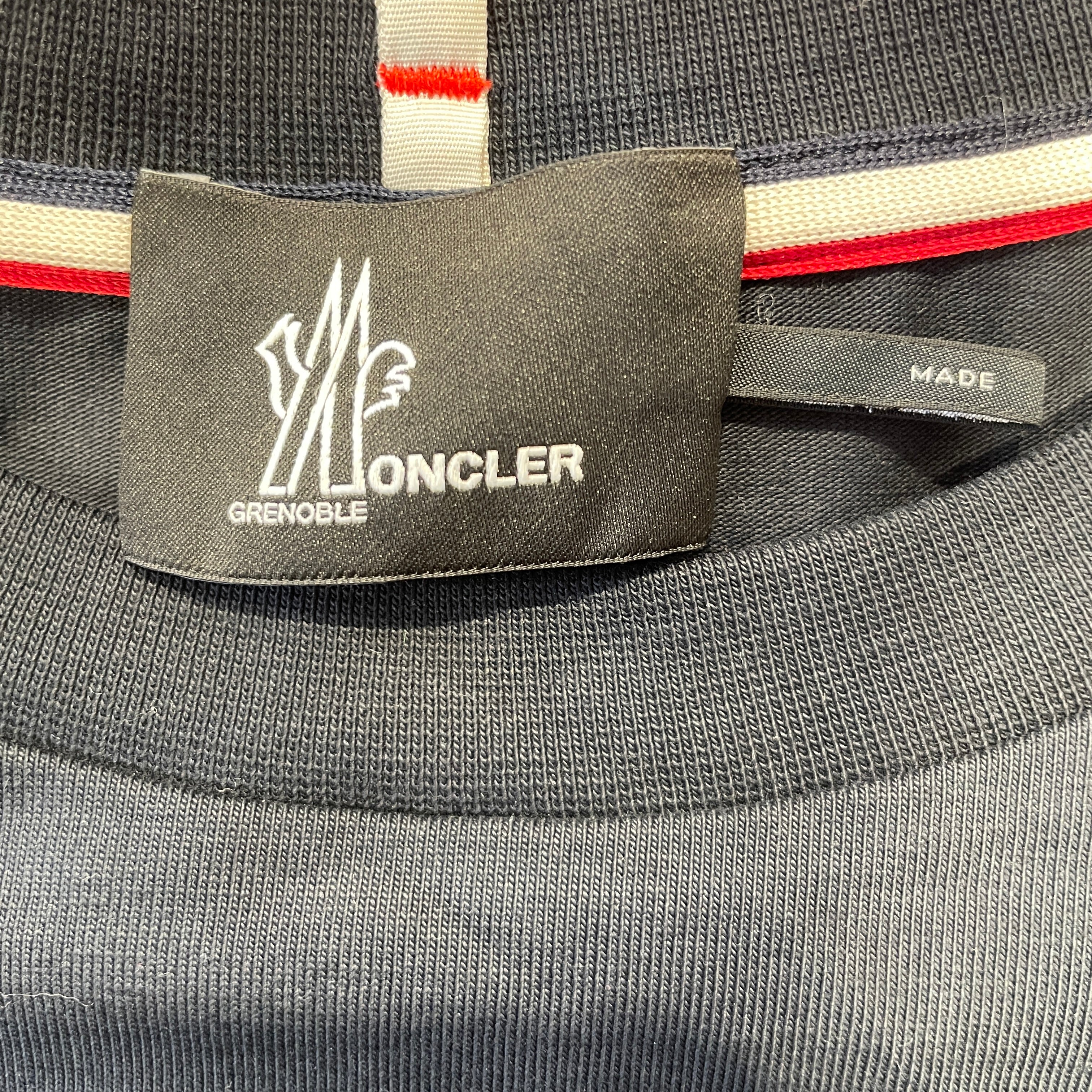 MONCLER/T-Shirt/L/Cotton/NVY/Graphic/MONCLER GRENOBLE W/ PATCH view 4