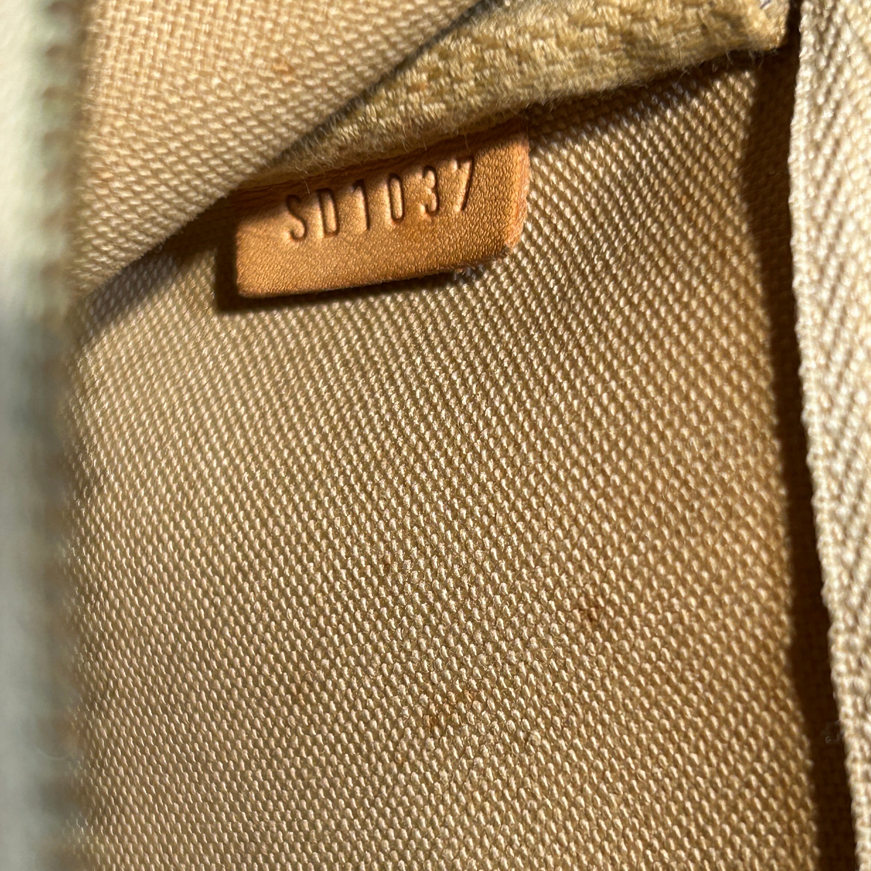 LOUIS VUITTON/Bag/Monogram/Leather/IVR/damier pochette view 5