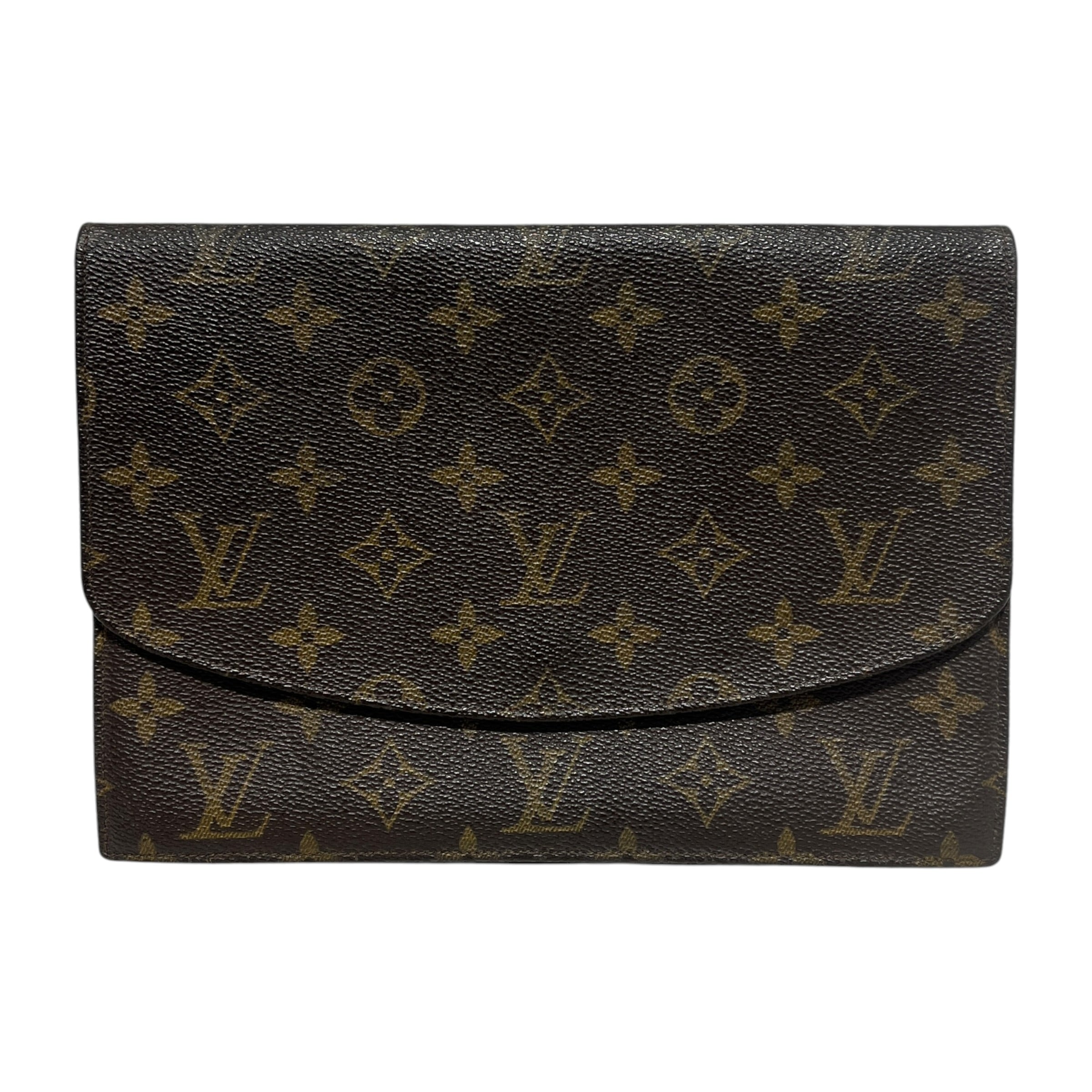 LOUIS VUITTON/Pouch/Monogram/Leather/BRW/pochette rabat 23 view 1