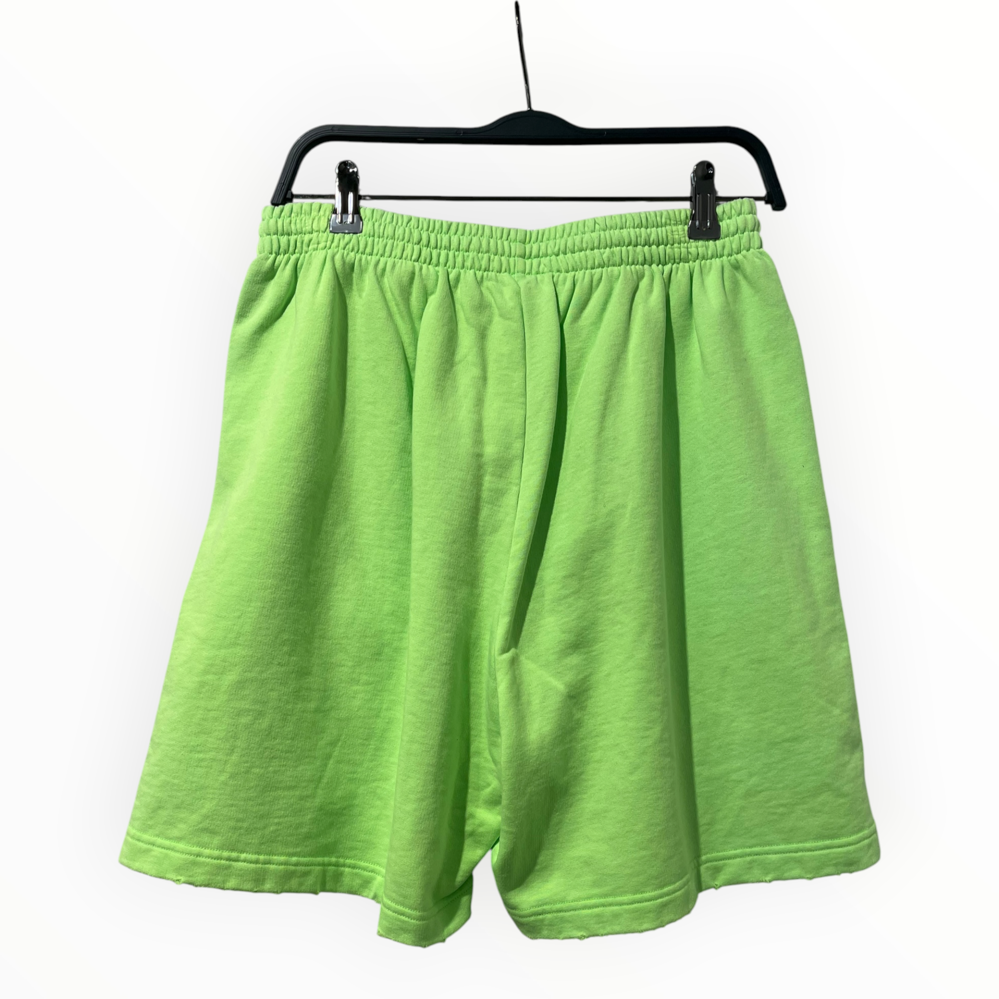 BALENCIAGA/Shorts/XXS/Cotton/GRN/ARABIC LOGO SWEAT SHORTS view 2