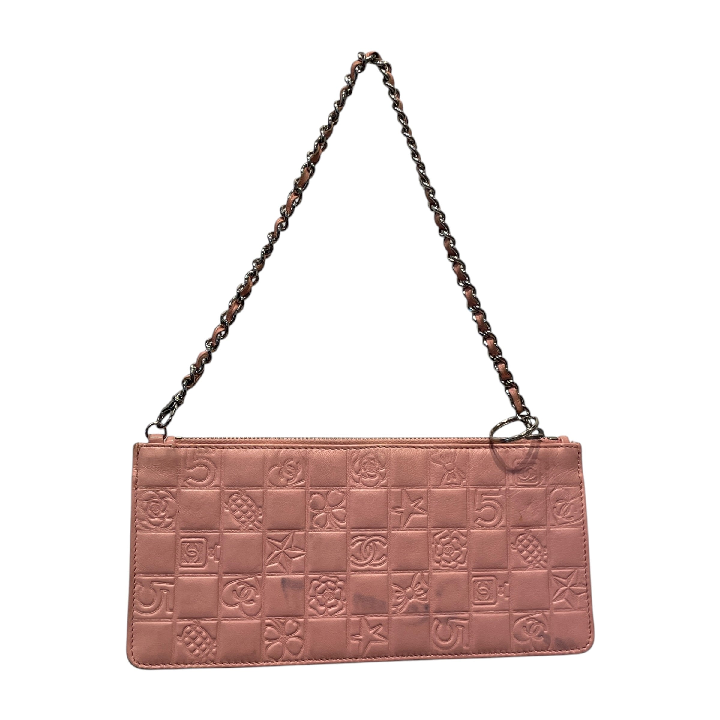 CHANEL/Clutch Bag/All Over Print/Leather/PNK/PRECIOUS SYMBOLS POCHETTE view 2