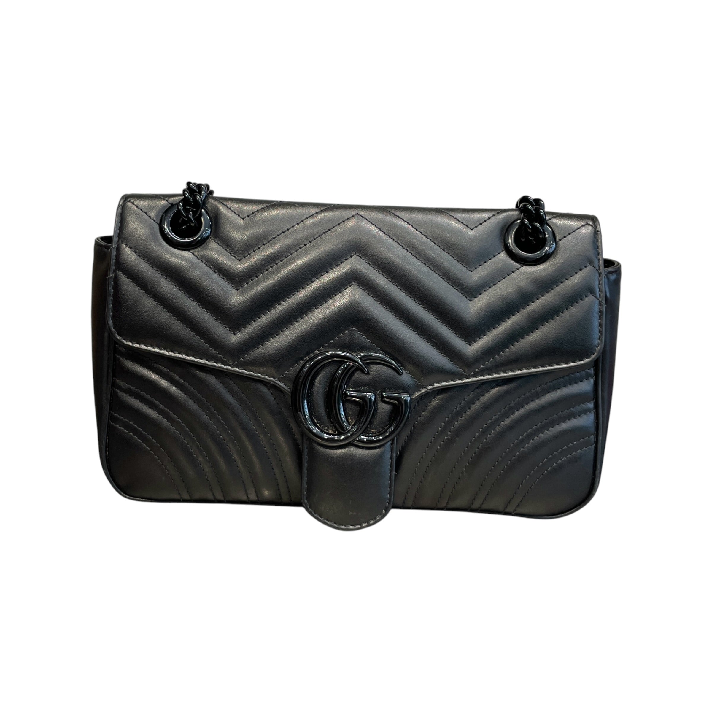GUCCI/Bag/Leather/BLK/GUCCI LEATHER HAND BAG view 1