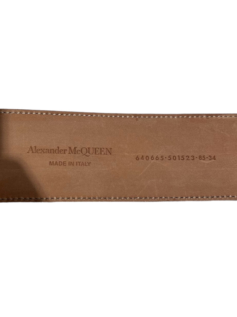 Alexander McQueen/Belt/Leather/BLK/