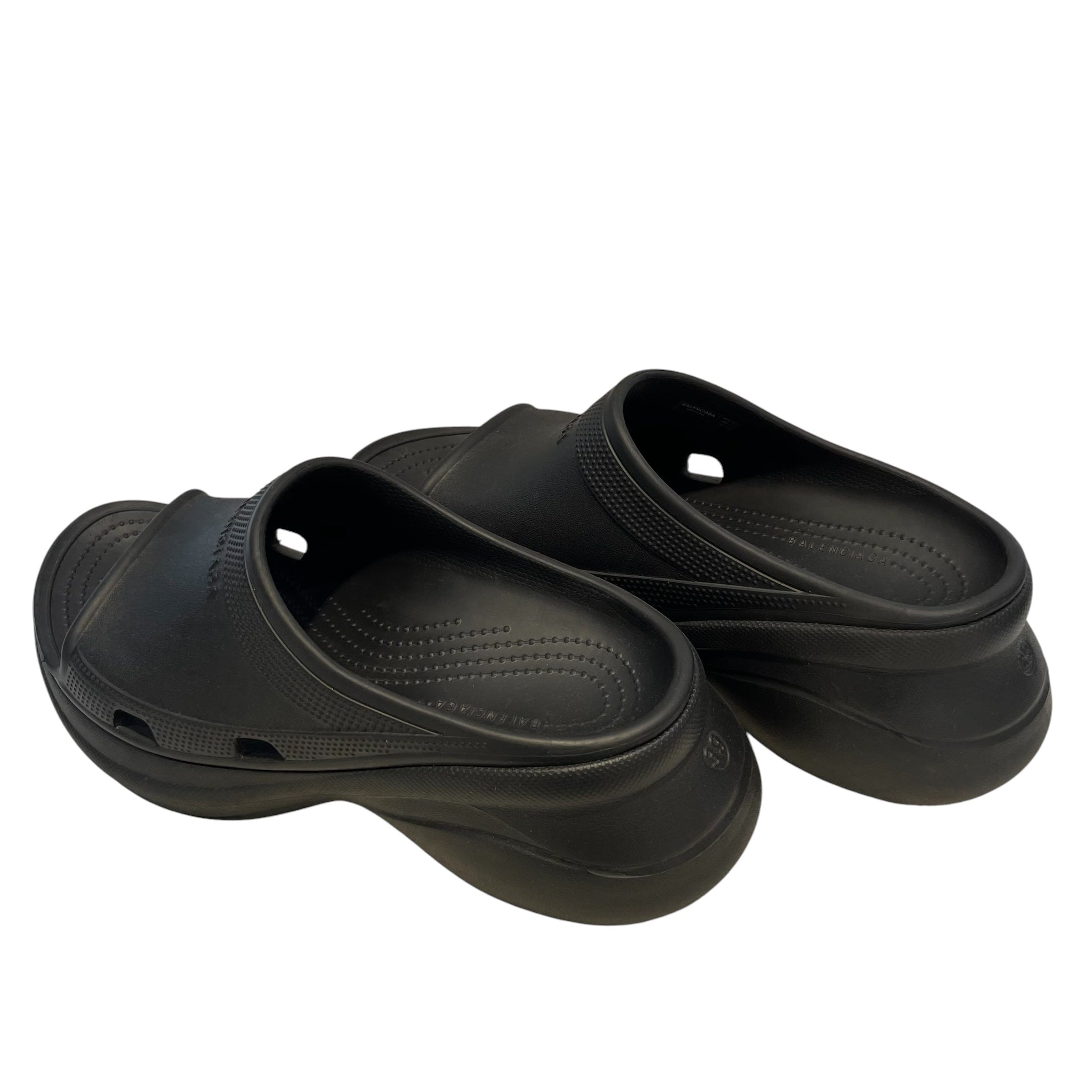 BALENCIAGA/Shoes/EU 39/BLK/clogs/crocs view 2