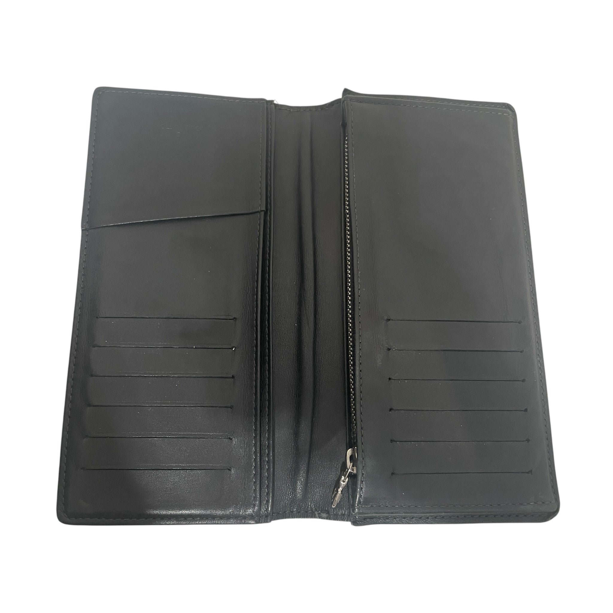 LOUIS VUITTON/Long Wallet/Monogram/Leather/BLK/Damier Graphite Brazza view 2
