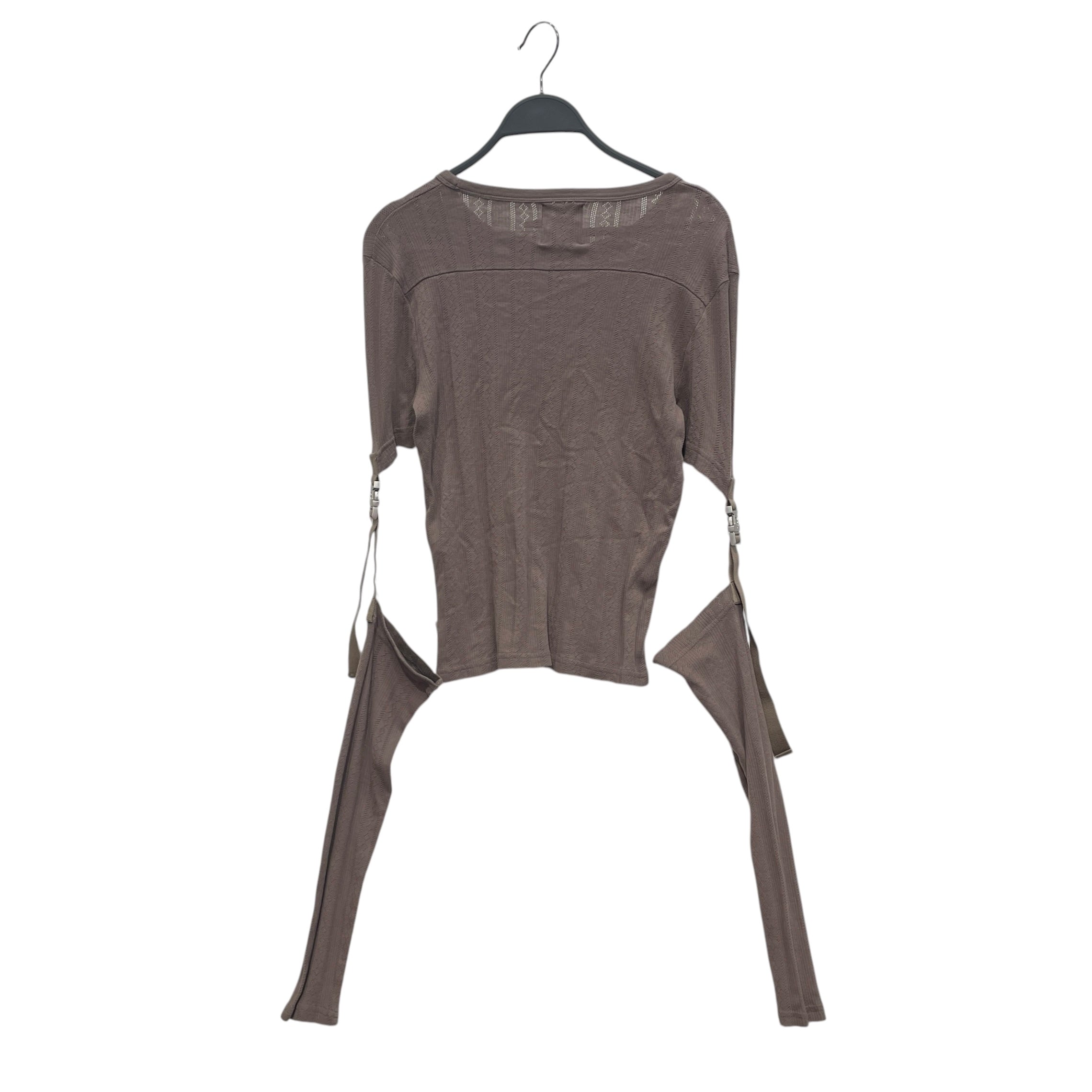 Heaven By Marc Jacobs/LS T-Shirt/M/Cotton/BRW/UNBUCKLABLE SLEEVES view 2