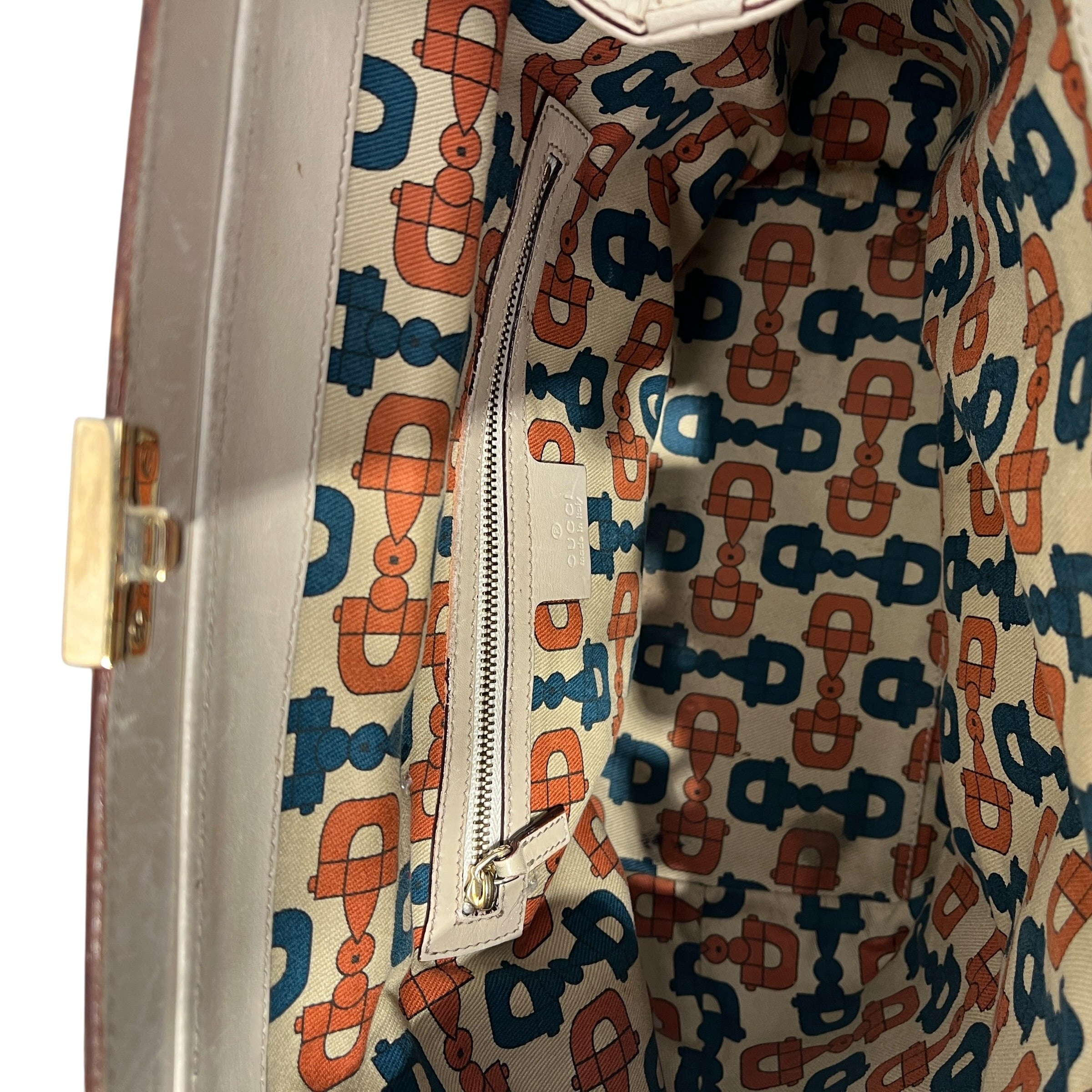 GUCCI/Hand Bag/Leather/CRM/TREASURE BOSTON BAG view 4