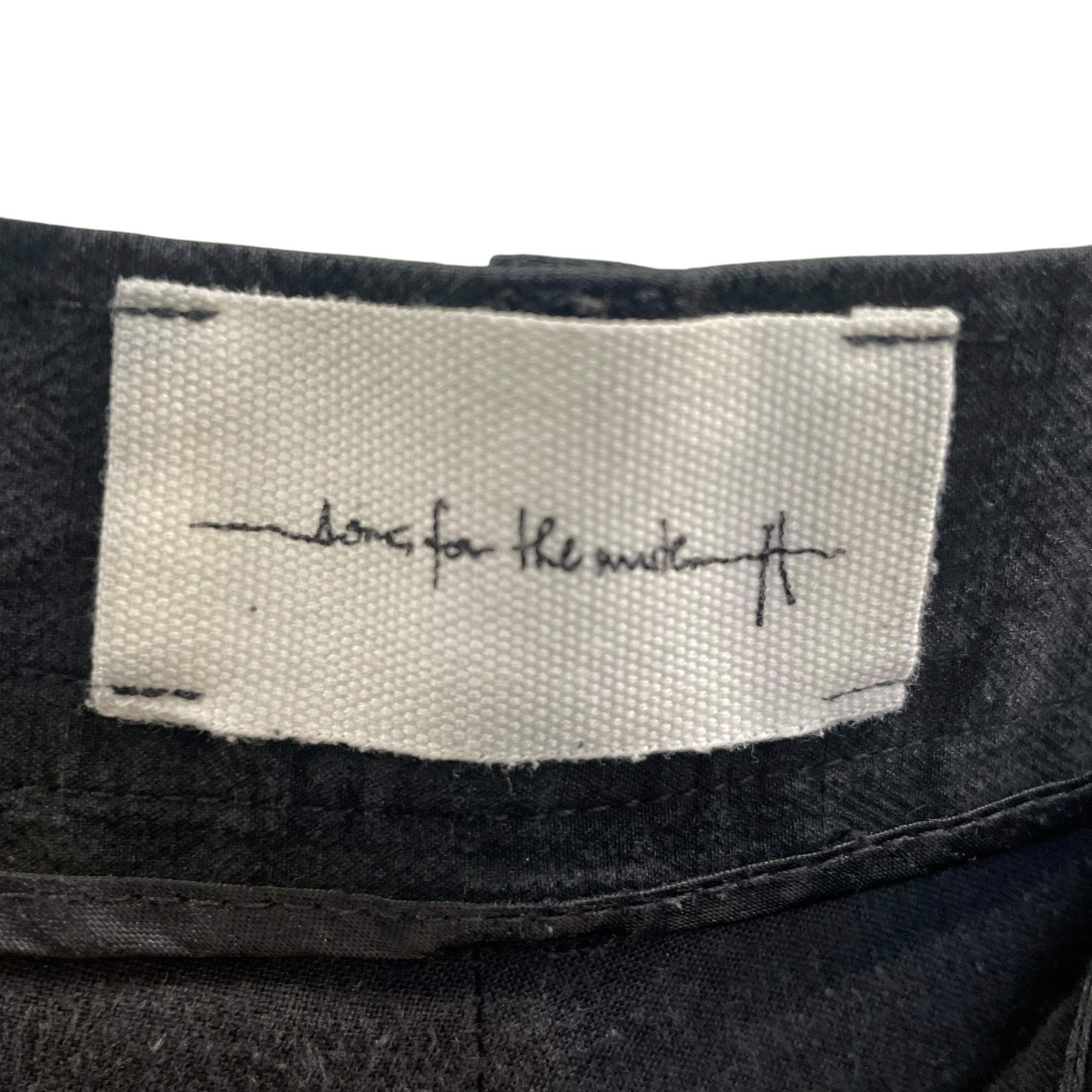 SONG FOR THE MUTE/Straight Pants/M/Cotton/BLK/ view 2