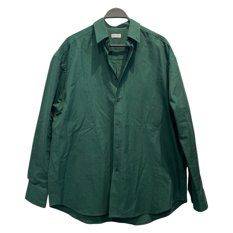 BURBERRY BRIT/LS Shirt/L/Cotton/GRN/Daniel Lee Button Up