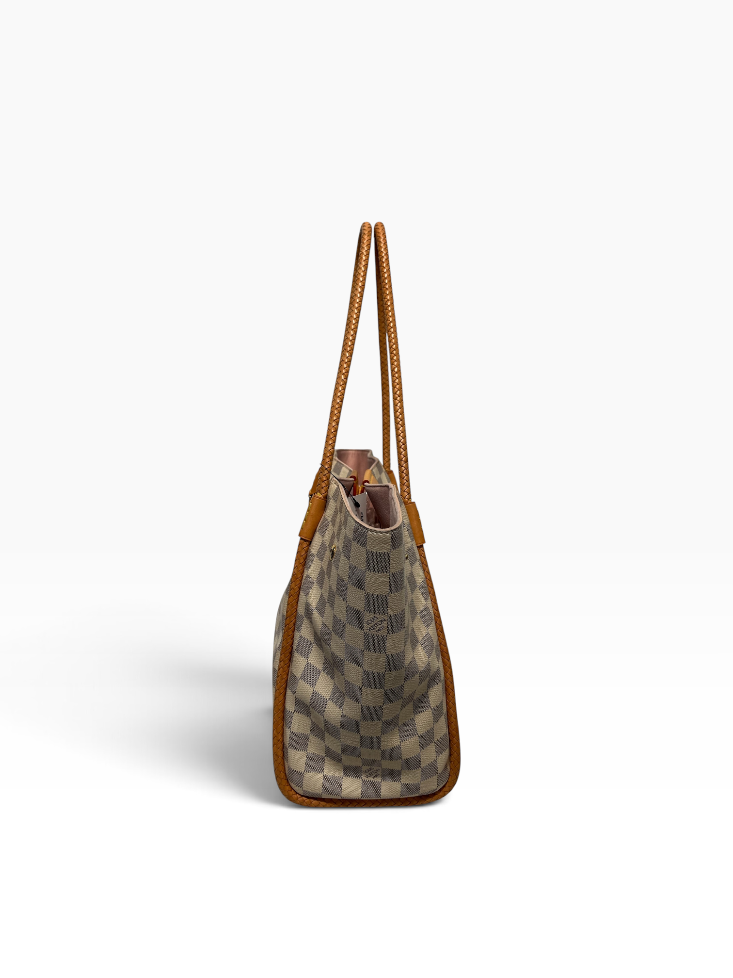 LOUIS VUITTON/Hand Bag/Leather/WHT/Damier Azur Propriano view 2
