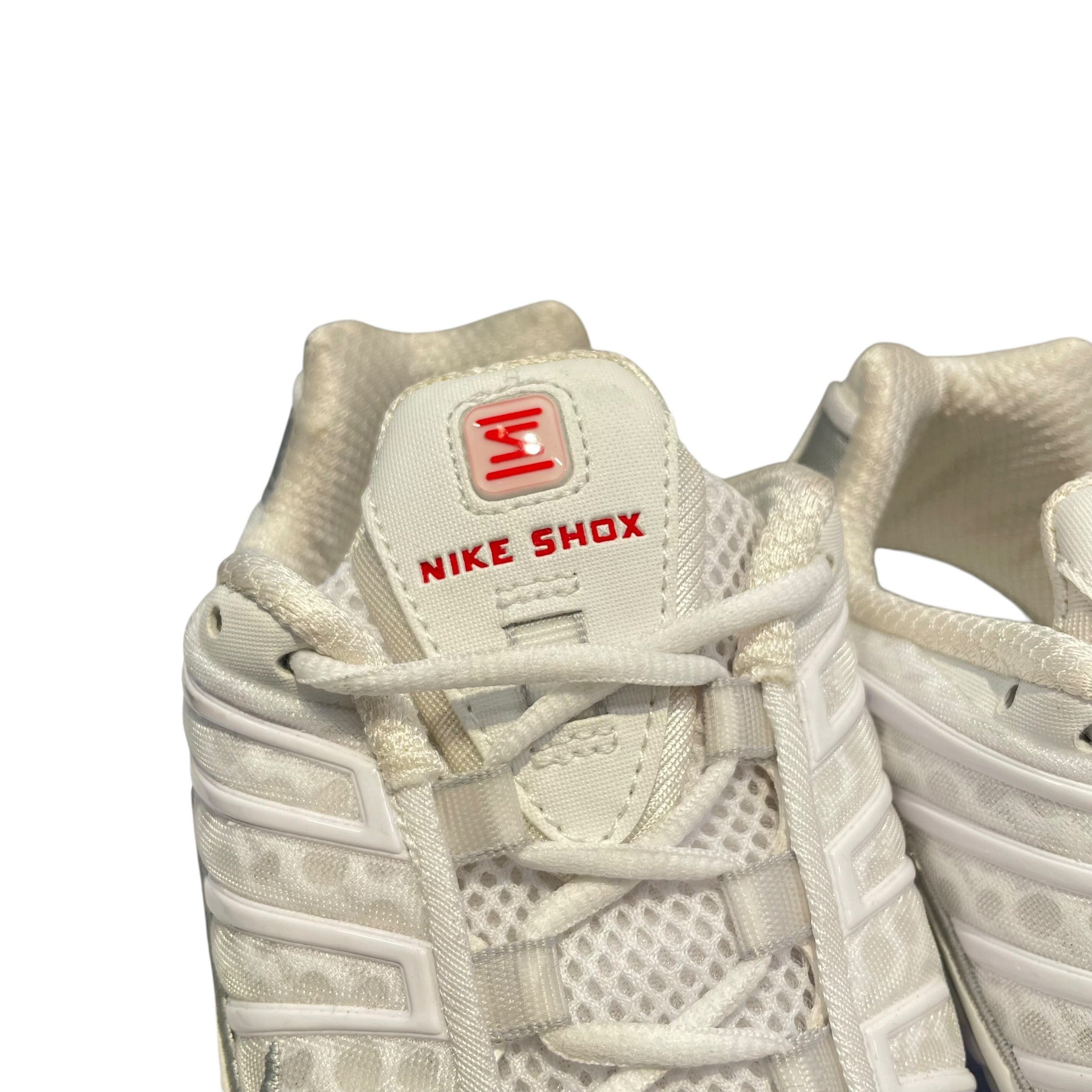 NIKE/Low-Sneakers/US 7/WHT/NIKE SHOX ALL WHITE view 3