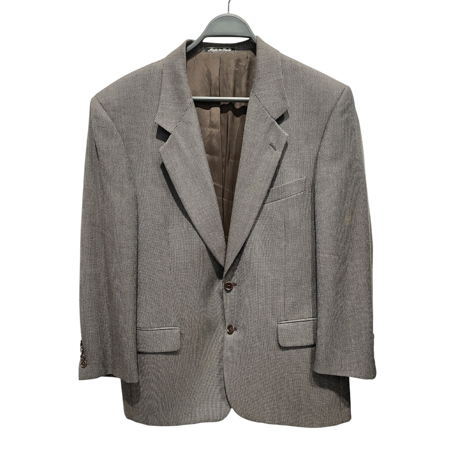 VALENTINO/Tailored Jkt/L/Acrylic/GRY/Grey Button Down Blazer view 1