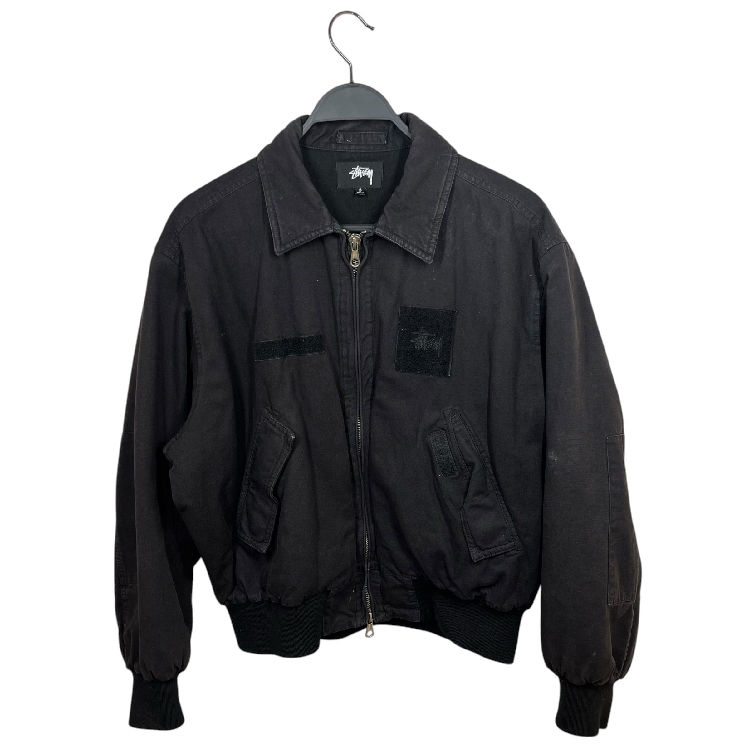 STUSSY/Jacket/S/Cotton/BLK/Flight Bomber Jkt view 1