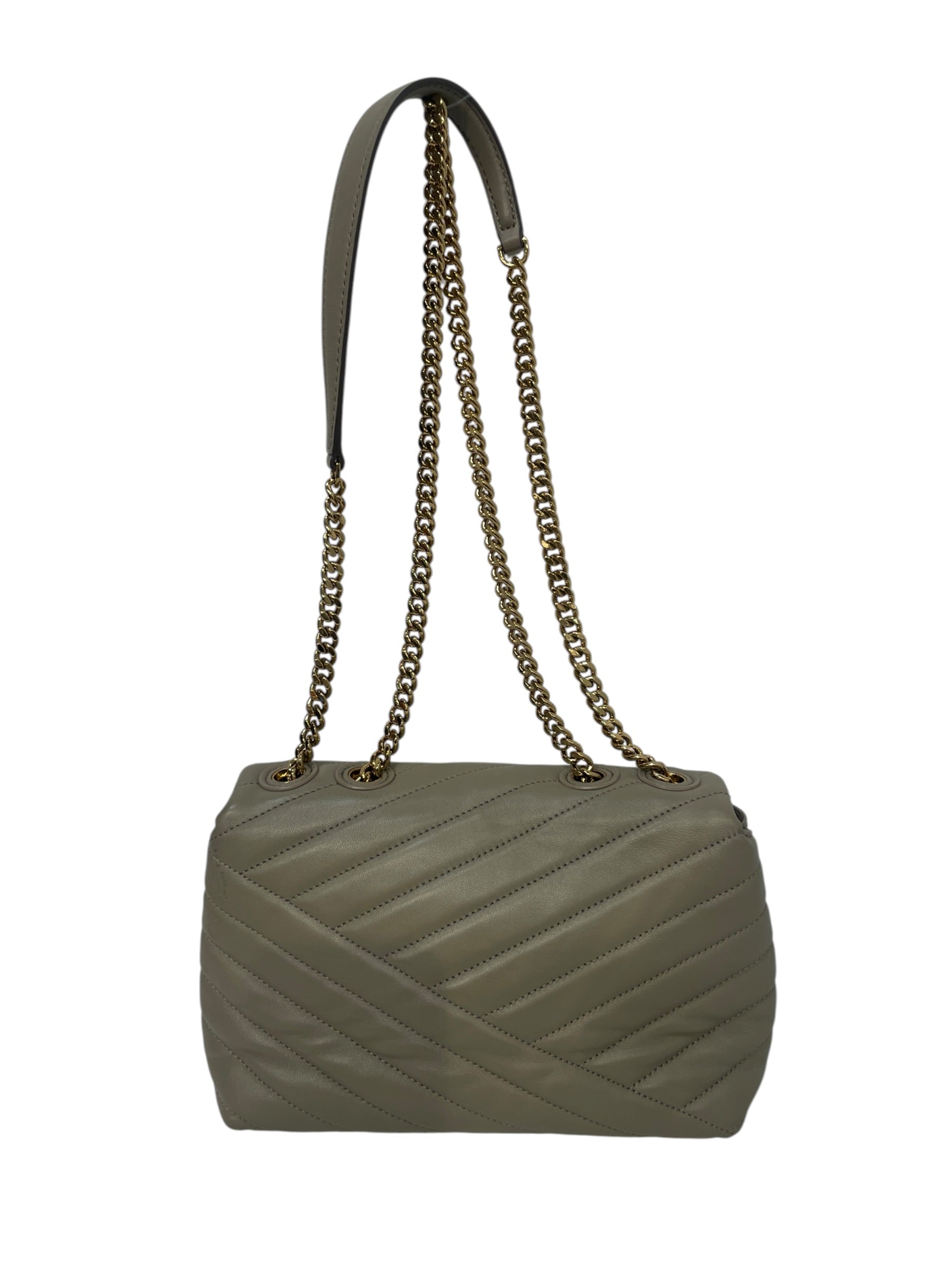 TORY BURCH/Bag/Stripe/Leather/GRY/Kira Shoulder Bag view 2