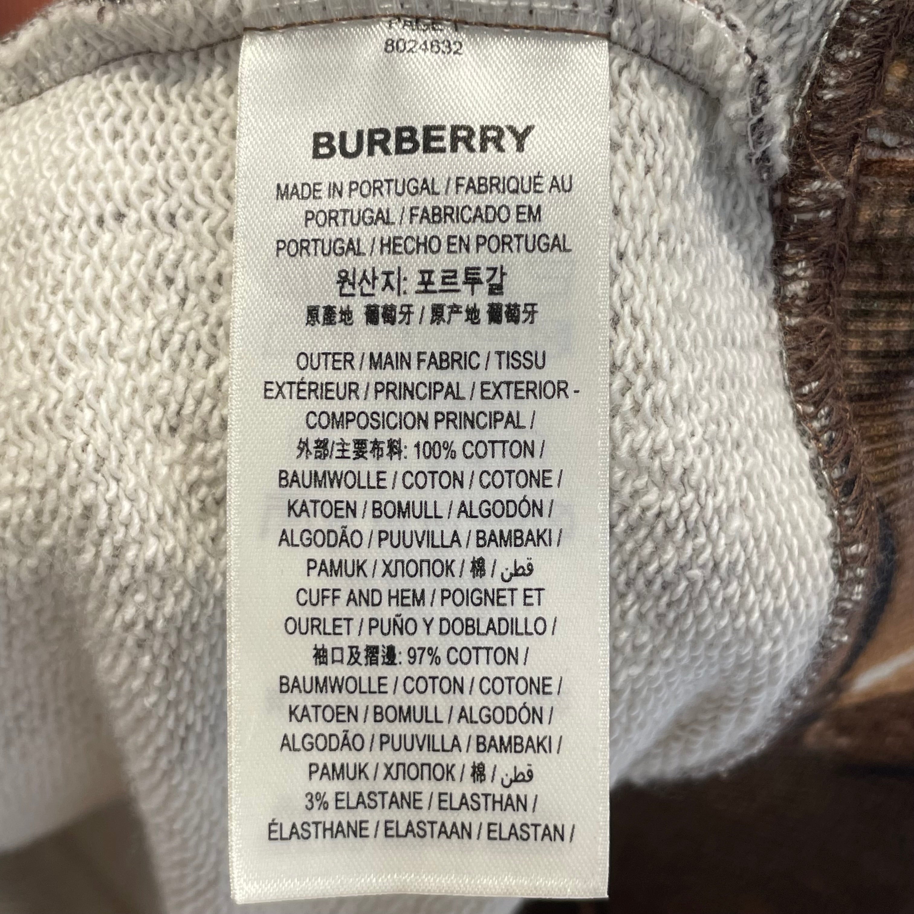 BURBERRY LONDON/Hoodie/M/All Over Print/Cotton/MLT/SUBMARINE view 5
