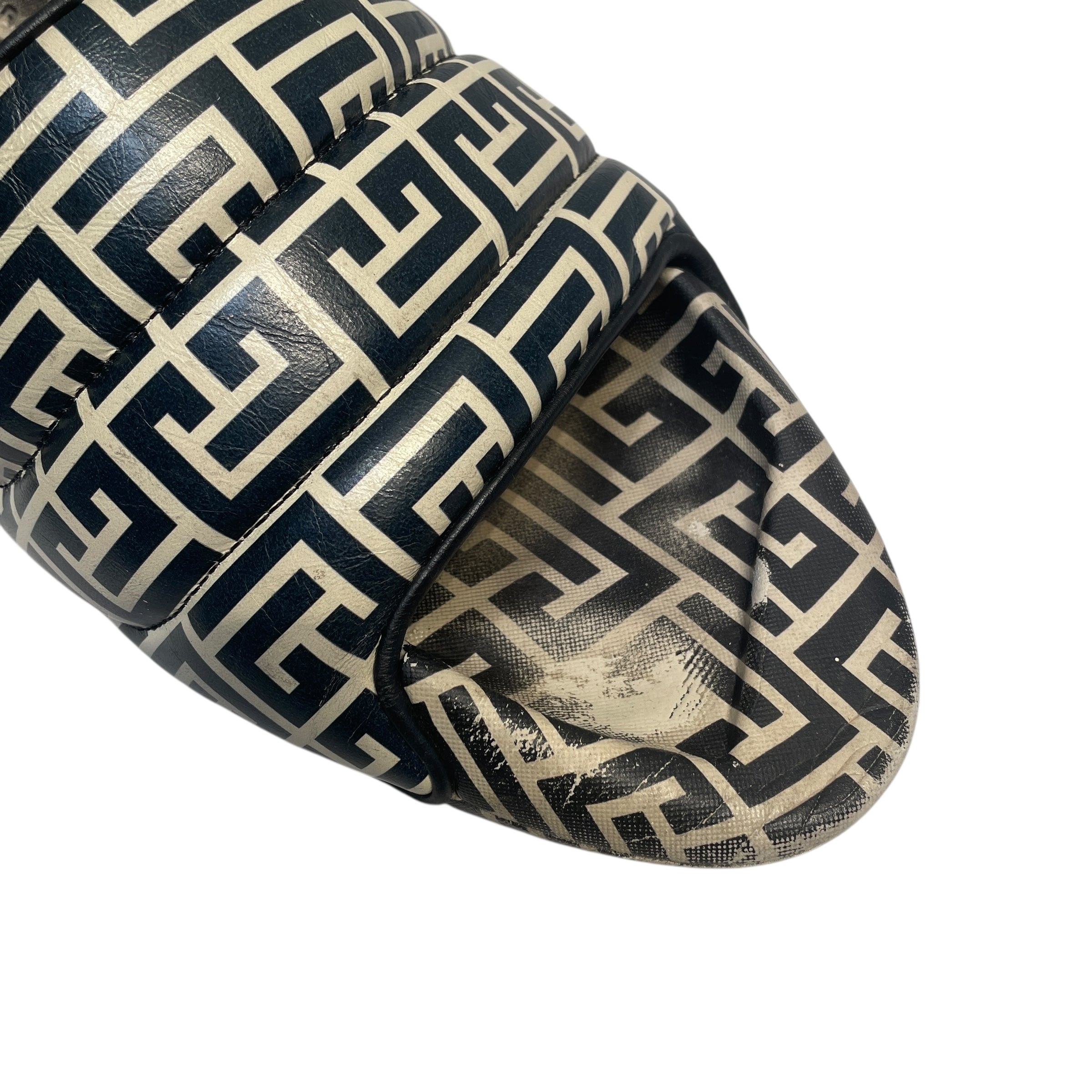 BALMAIN/Sandals/Monogram/Polyester/MLT/BALMAIN SLIDES view 5