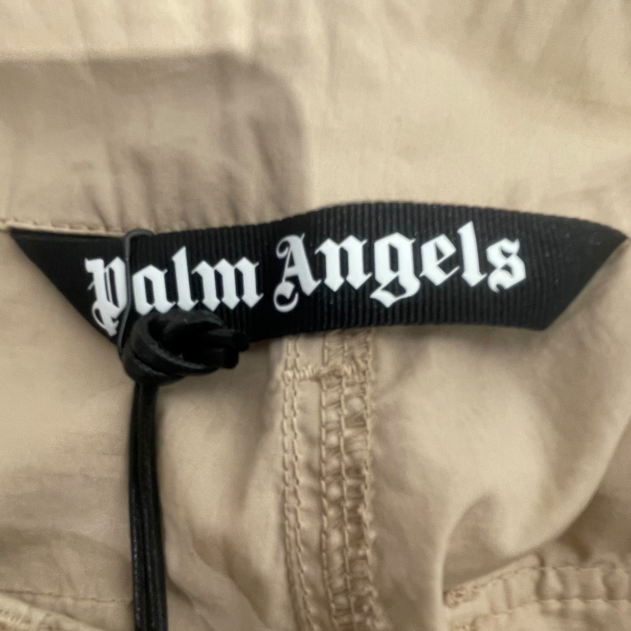 Palm Angels/Shorts/42/Cotton/BEG/#PMCS001S23FAB001/CARGOS view 3