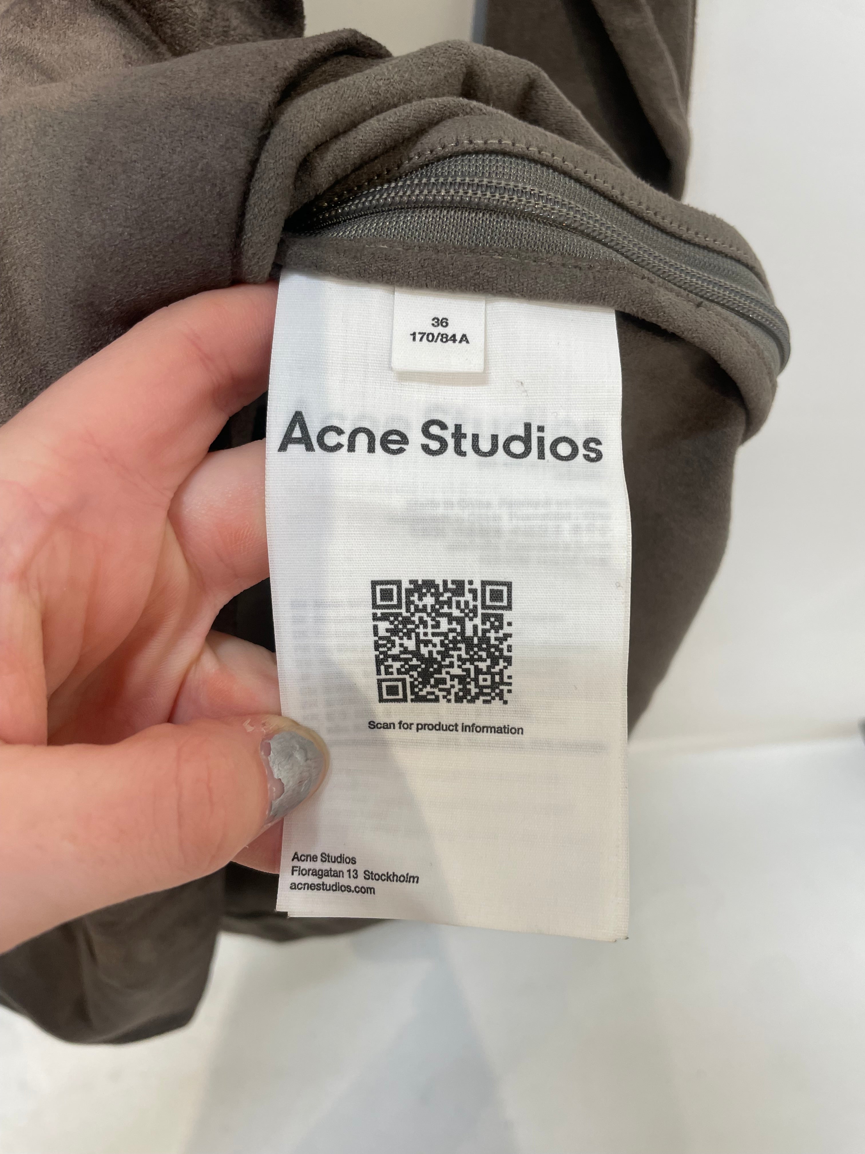 Acne Studios/LS T-Shirt/38/Suede/BRW/ view 5