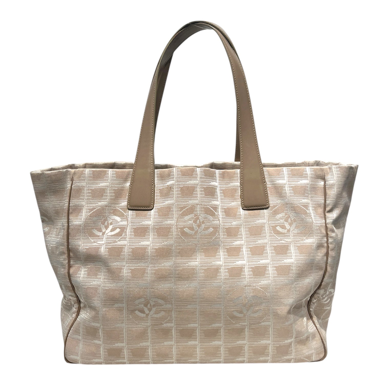 CHANEL/Hand Bag/Monogram/Nylon/BEG/8438626/TRAVEL LINE TOTE view 2