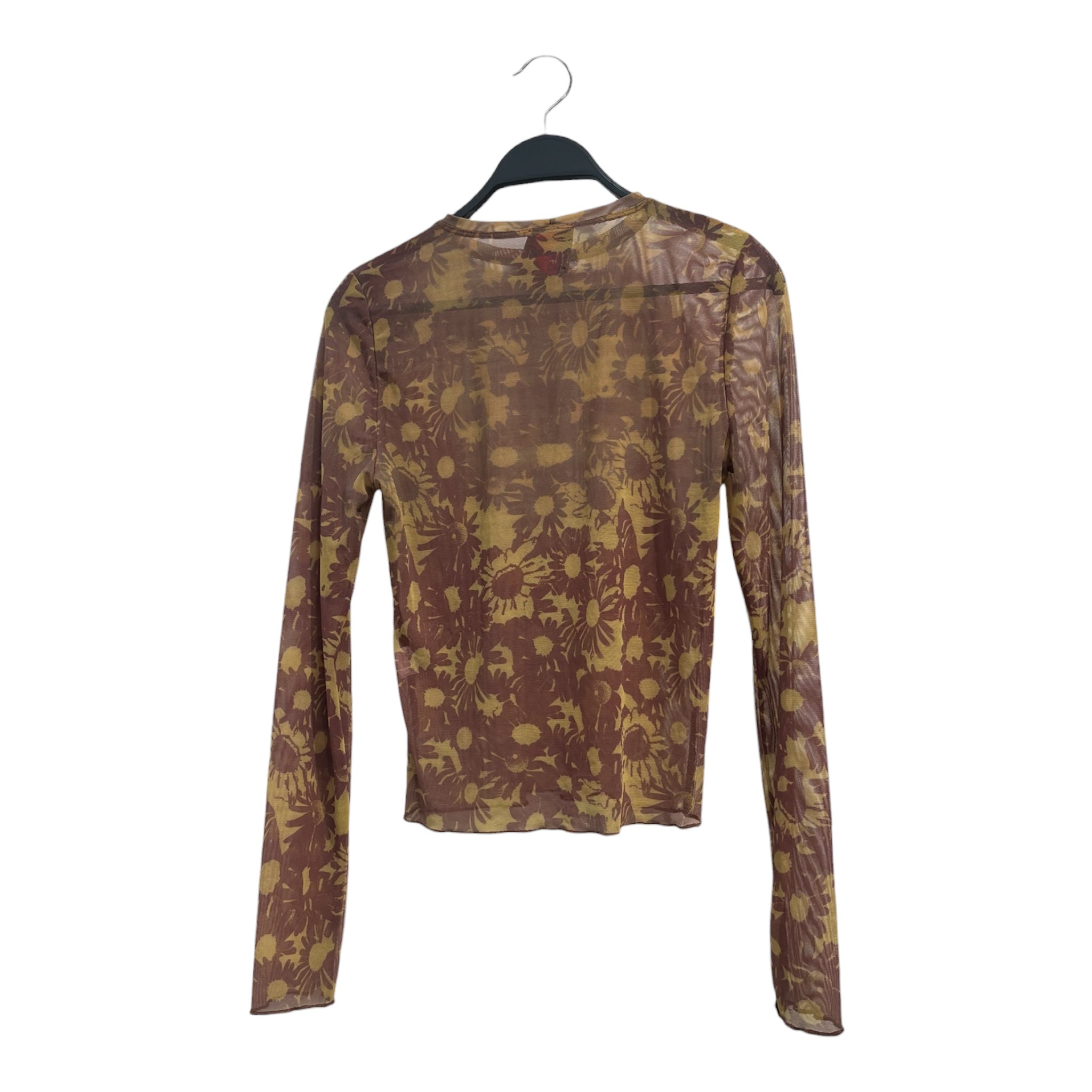 Heaven By Marc Jacobs/LS T-Shirt/S/Floral Pattern/Nylon/MLT/MESH FLORAL PATTERN LS SHIRT view 2