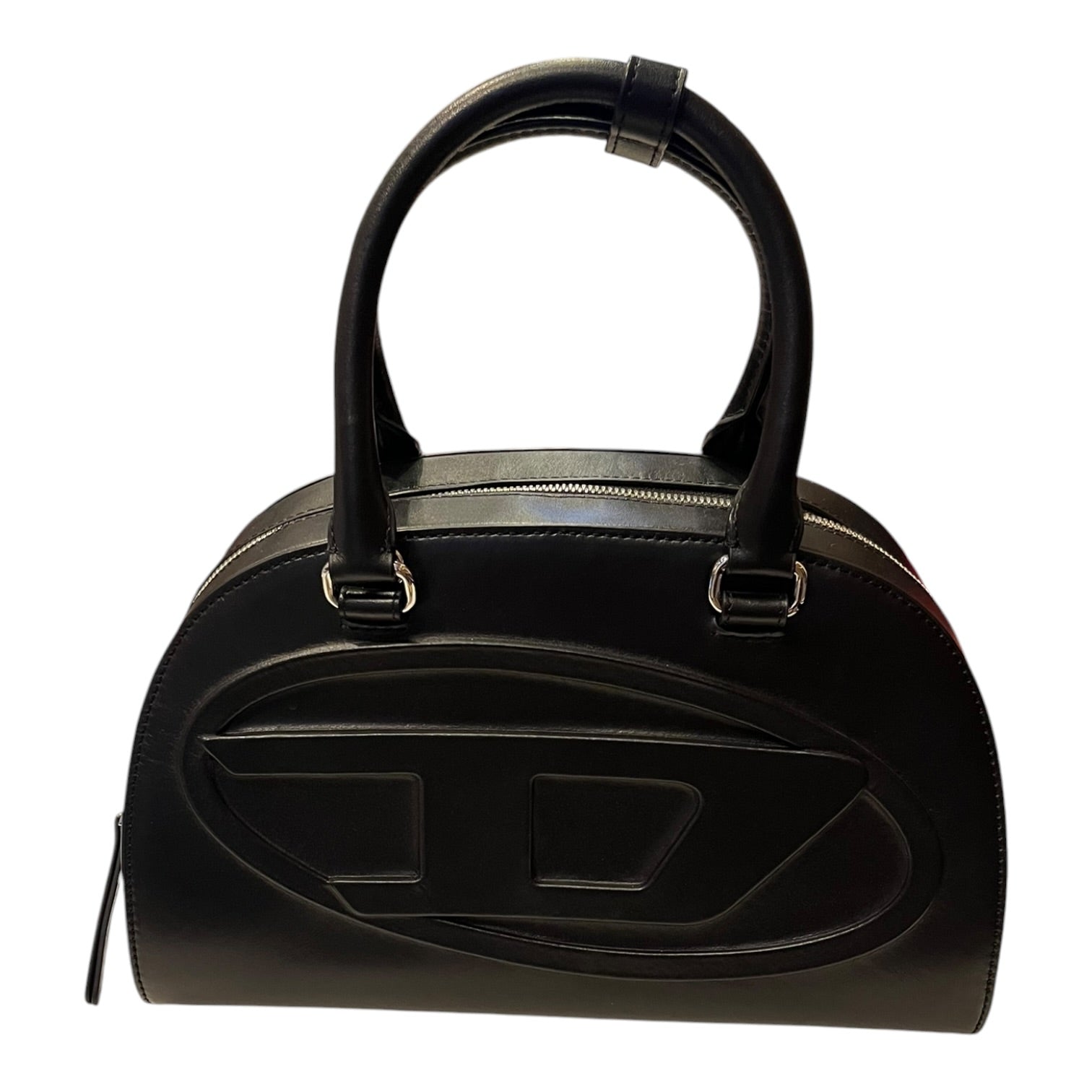 DIESEL/Hand Bag/Leather/BLK/top handle view 1