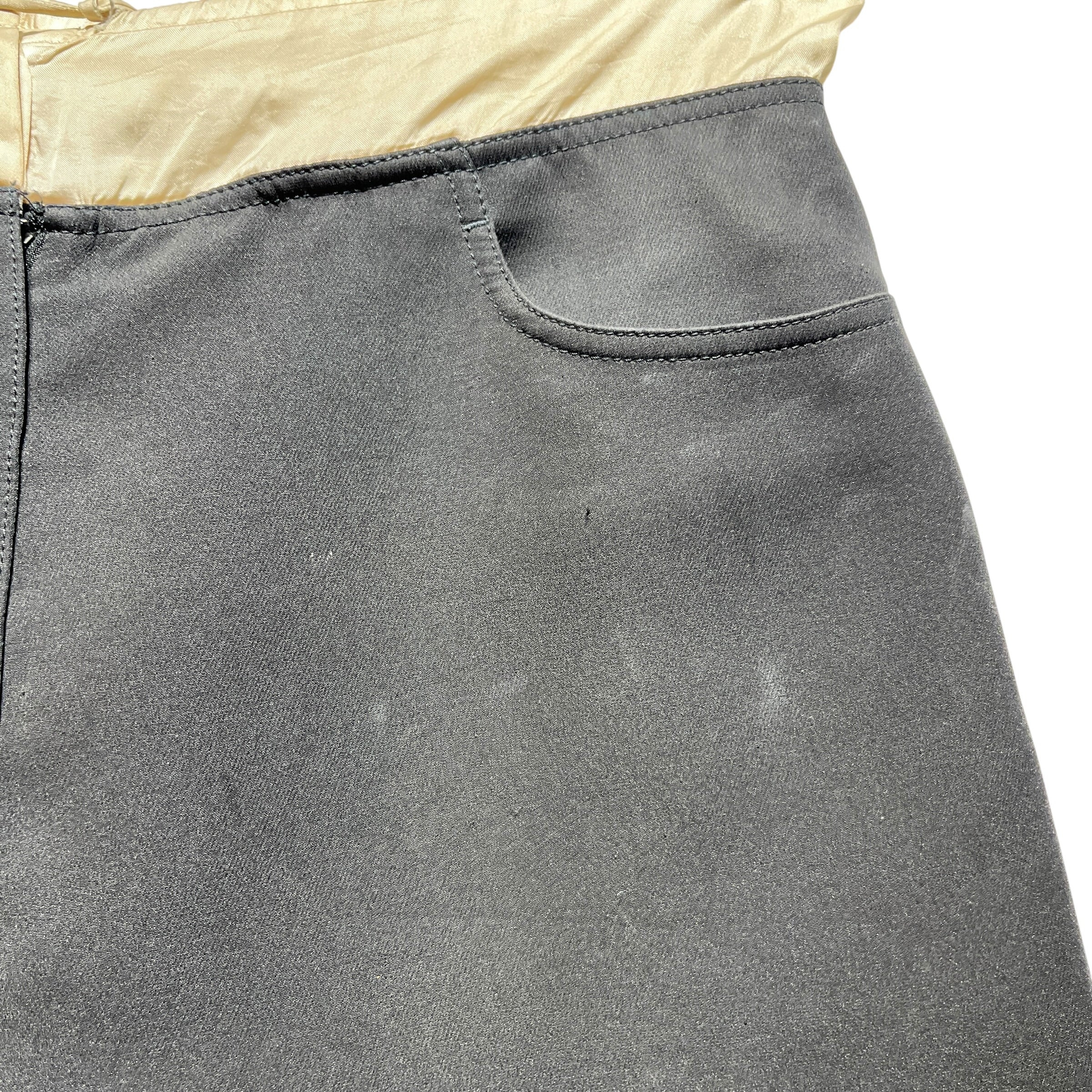Acne Studios/Slacks/38/Polyester/BLK/SATIN WAISTBAND view 5