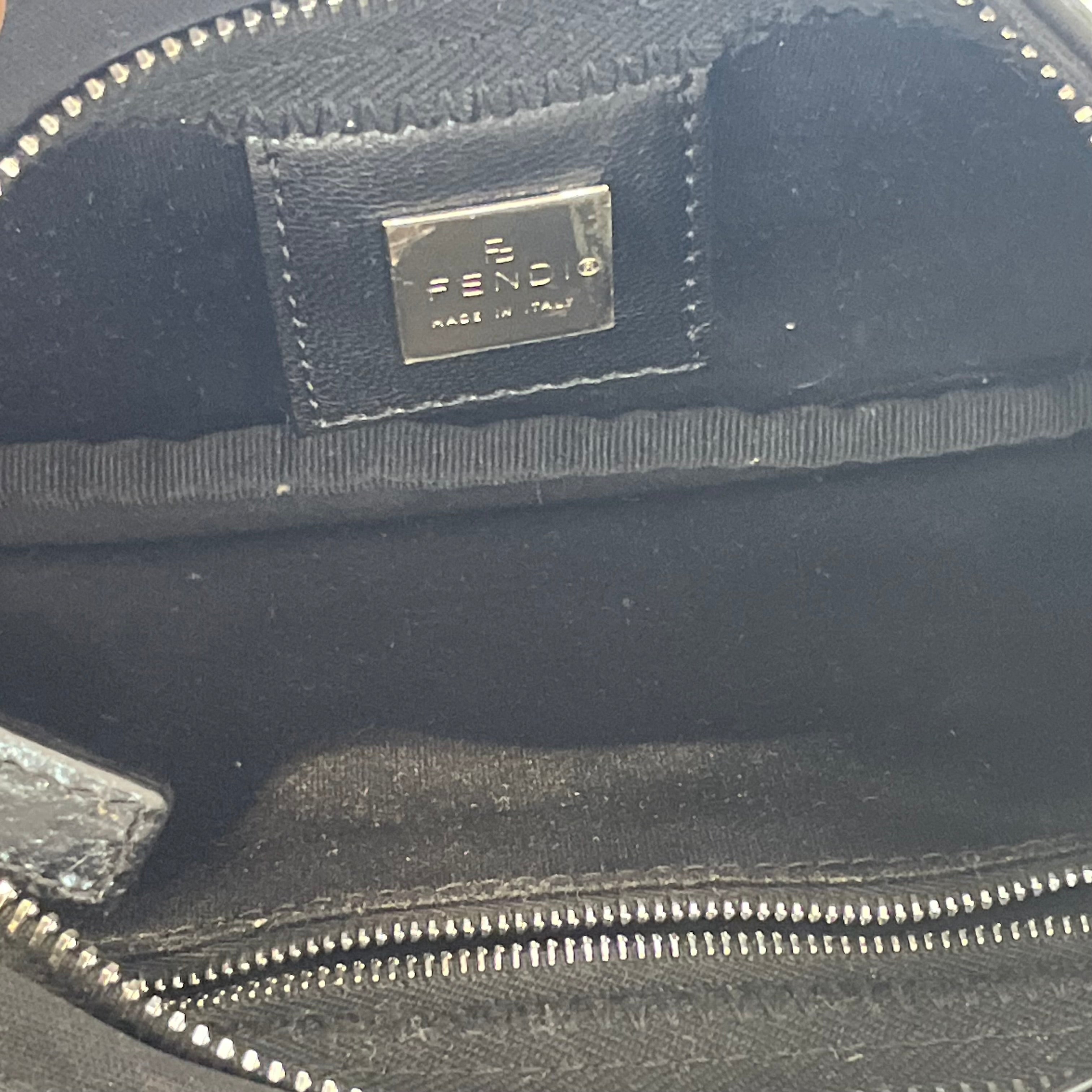 FENDI/Hand Bag/Nylon/BLK/NEOPRENE BAGUETTE VINTAGE view 6