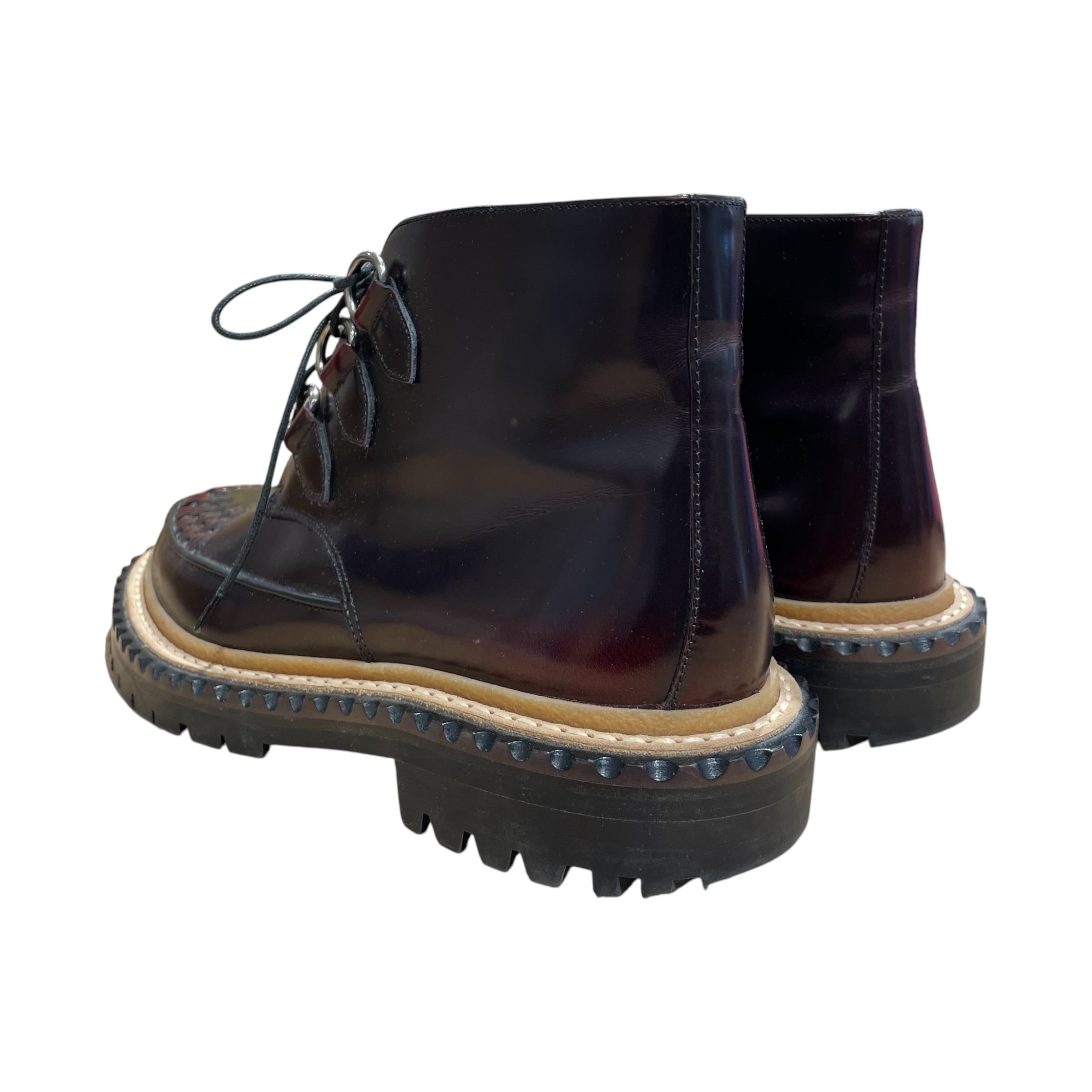 BURBERRY LONDON/Boots/EU 37.5/Leather/BRD/Melton creeper boots view 2