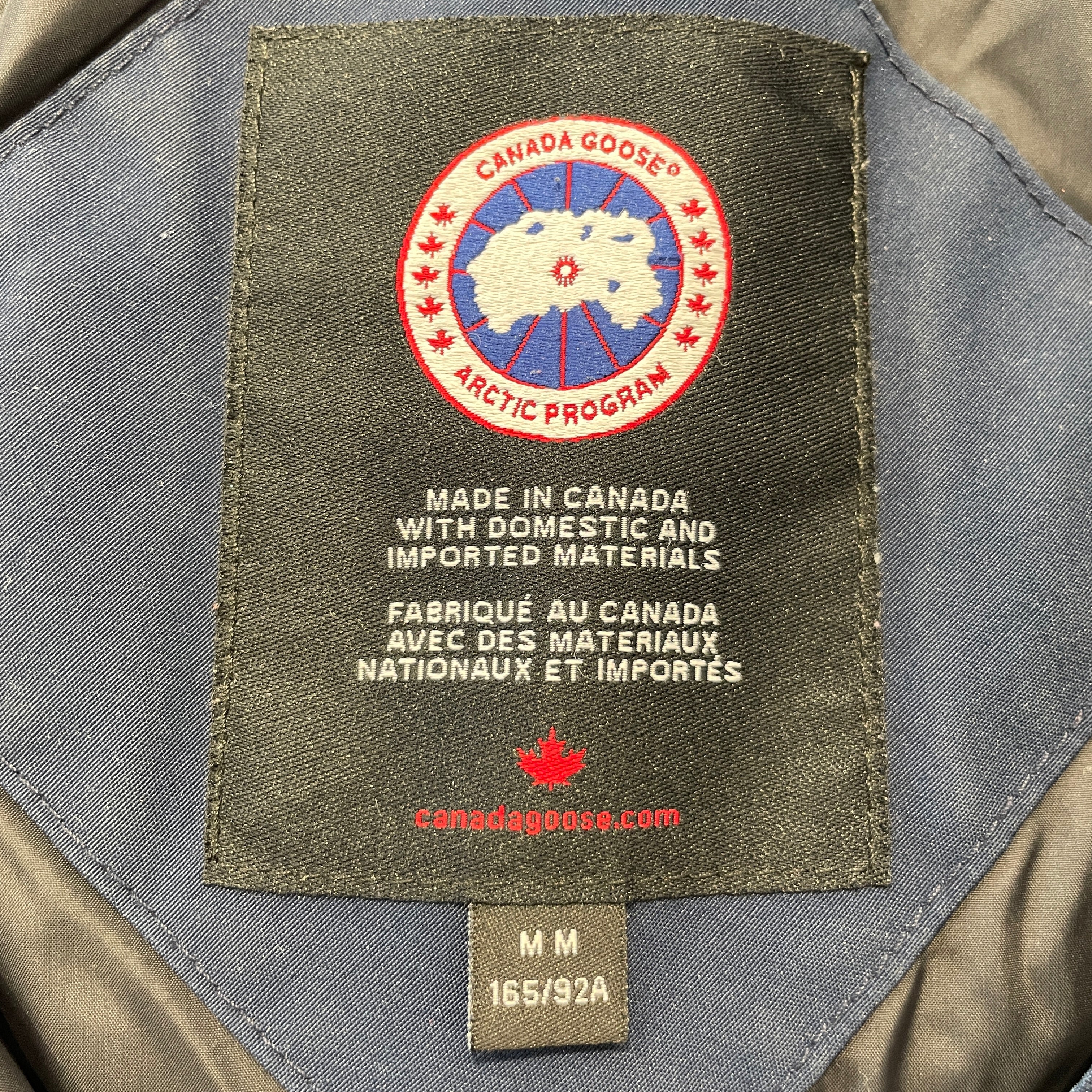 CANADA GOOSE/Mod Parka/M/Nylon/NVY/LORETTE PARKA FUR TRIM HOOD view 3