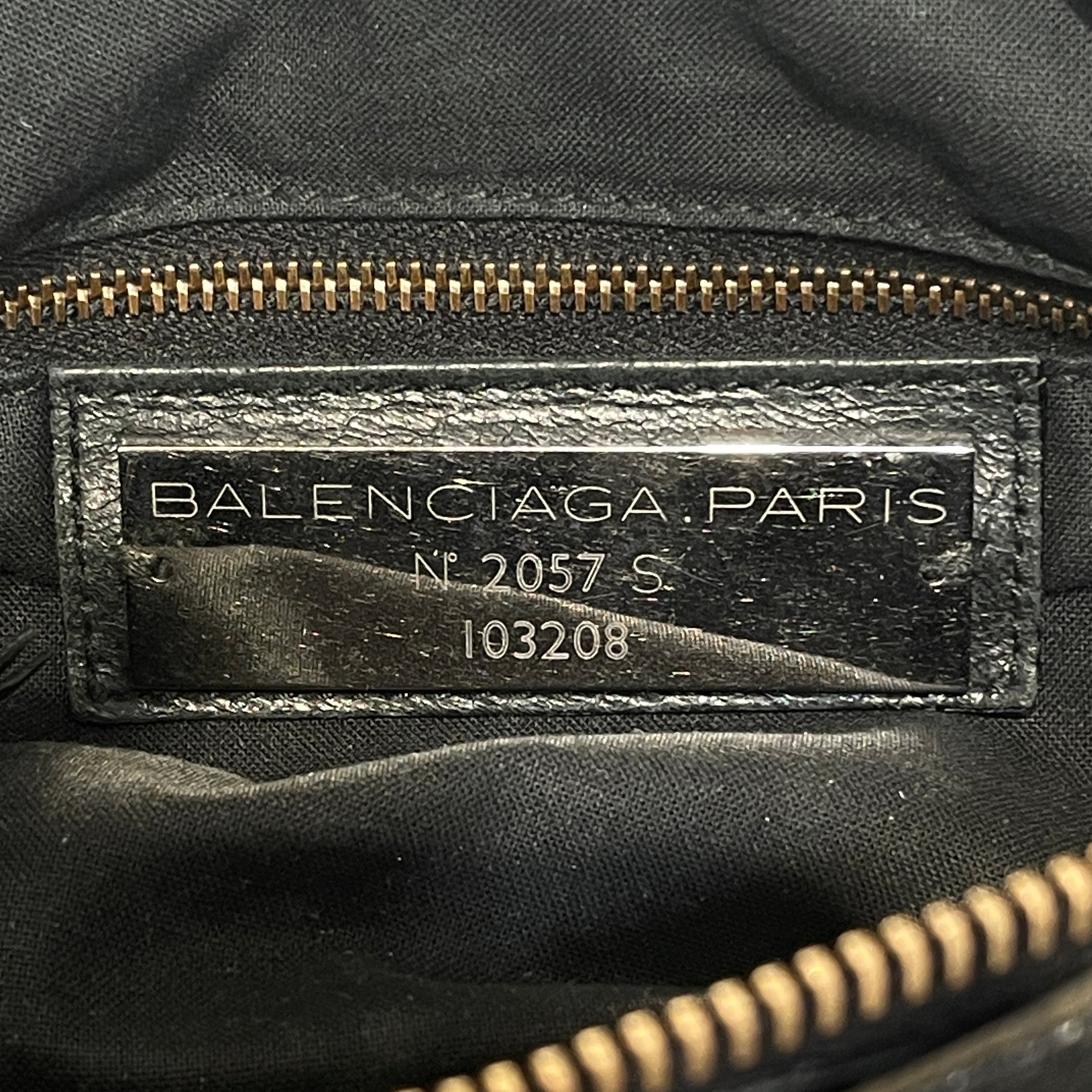 BALENCIAGA/Hand Bag/Leather/BLK/City Hand Bag view 5