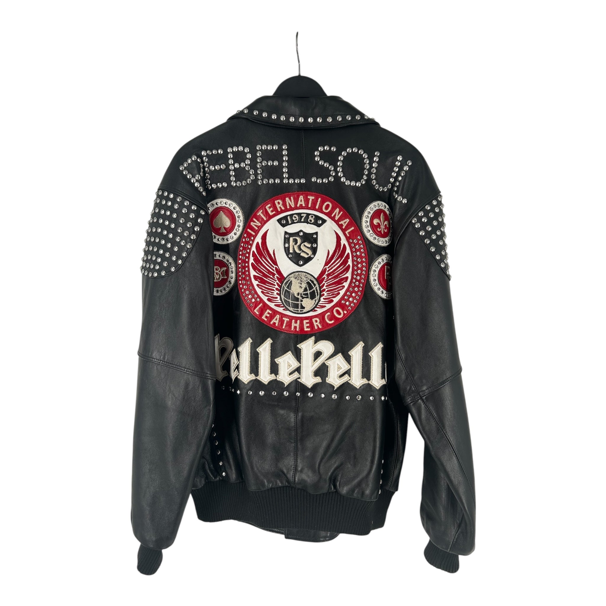 Pelle Pelle/Leather Jkt/46/Leather/BLK/ACES JACKET view 2
