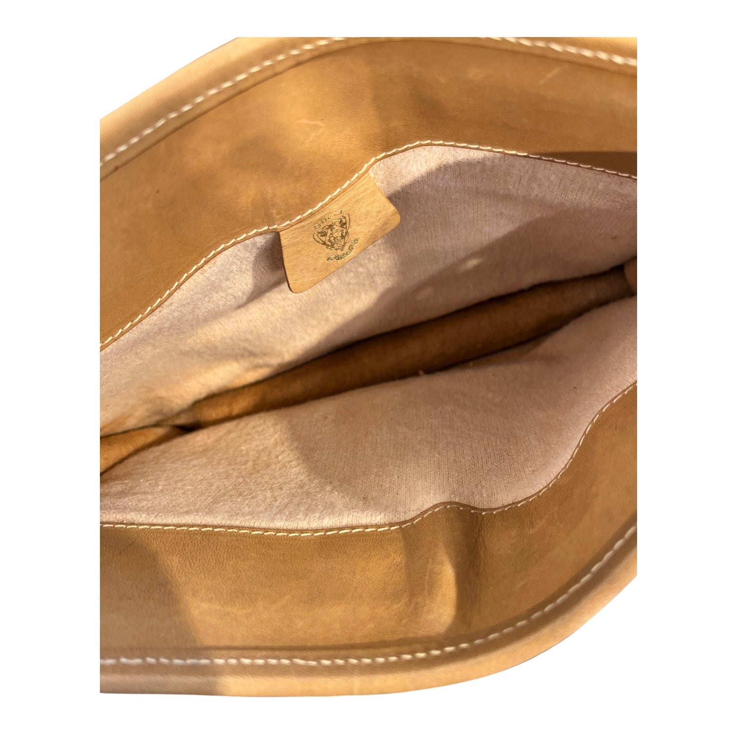 GUCCI/Cross Body Bag/Monogram/Leather/CRM/VINTAGE MICROGUCCISSIMA BAG view 4