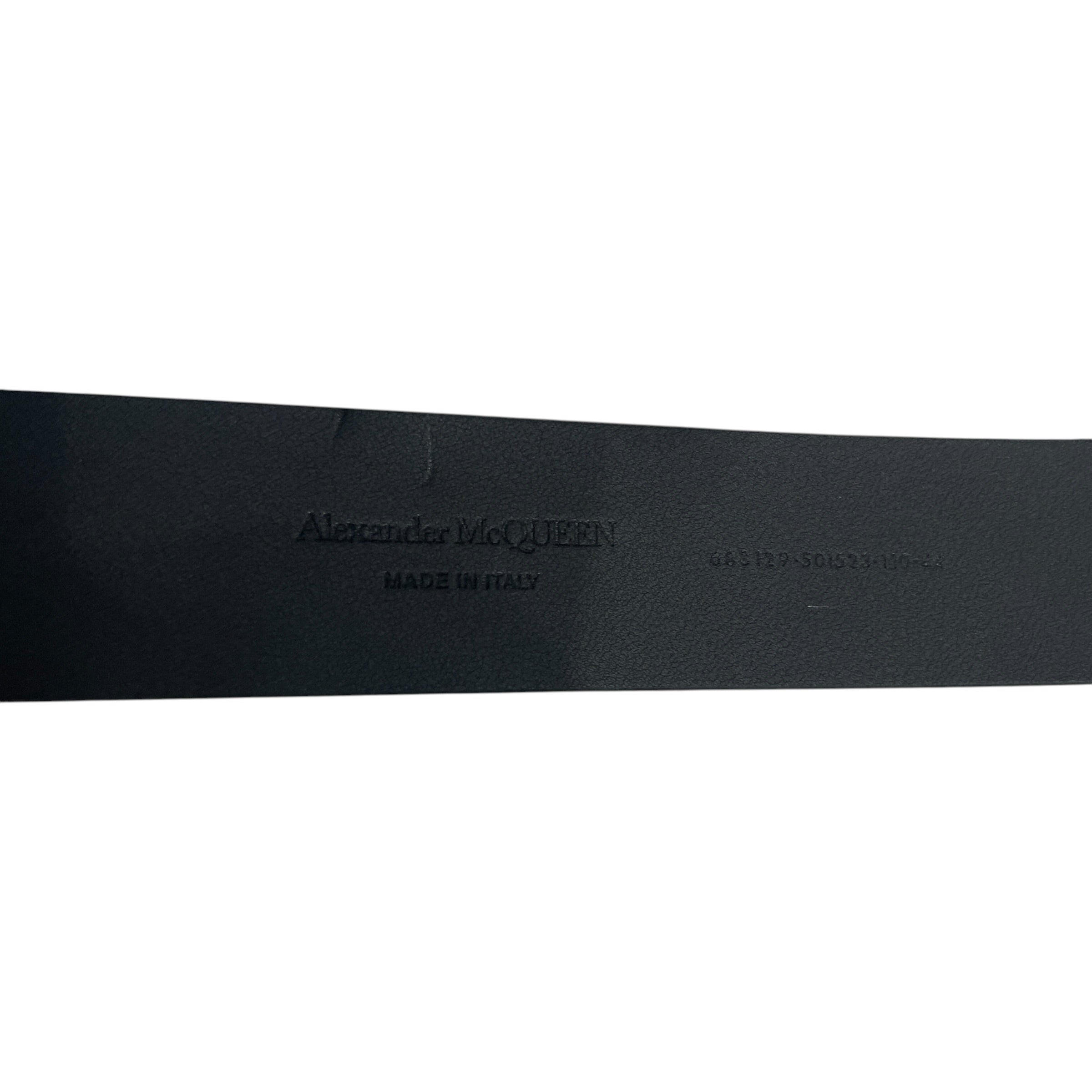 Alexander McQueen/Belt/Leather/BLK/683129 CLOVER BUCKLE BELT view 3