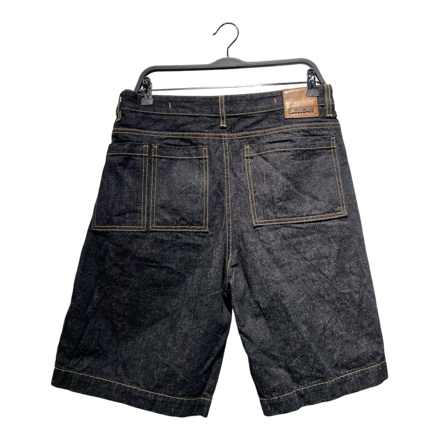 JACQUEMUS/Shorts/31/Cotton/NVY/ view 2