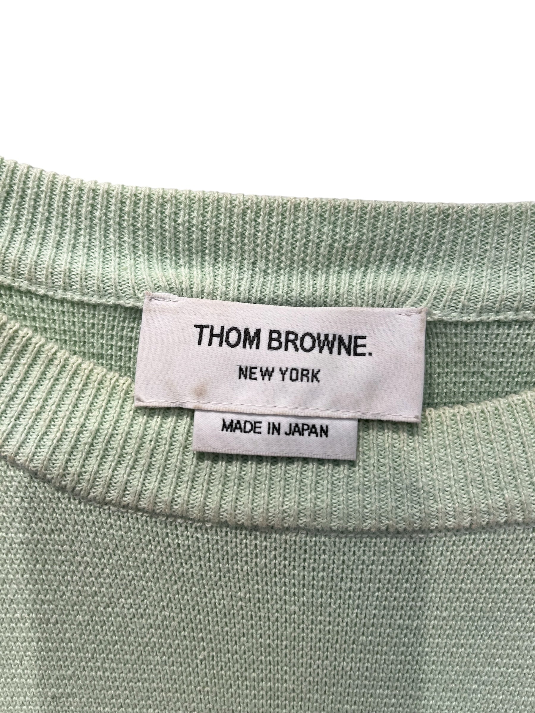 THOM BROWNE. NEW YORK/Sweatshirt/1/Cotton/GRN/ view 3