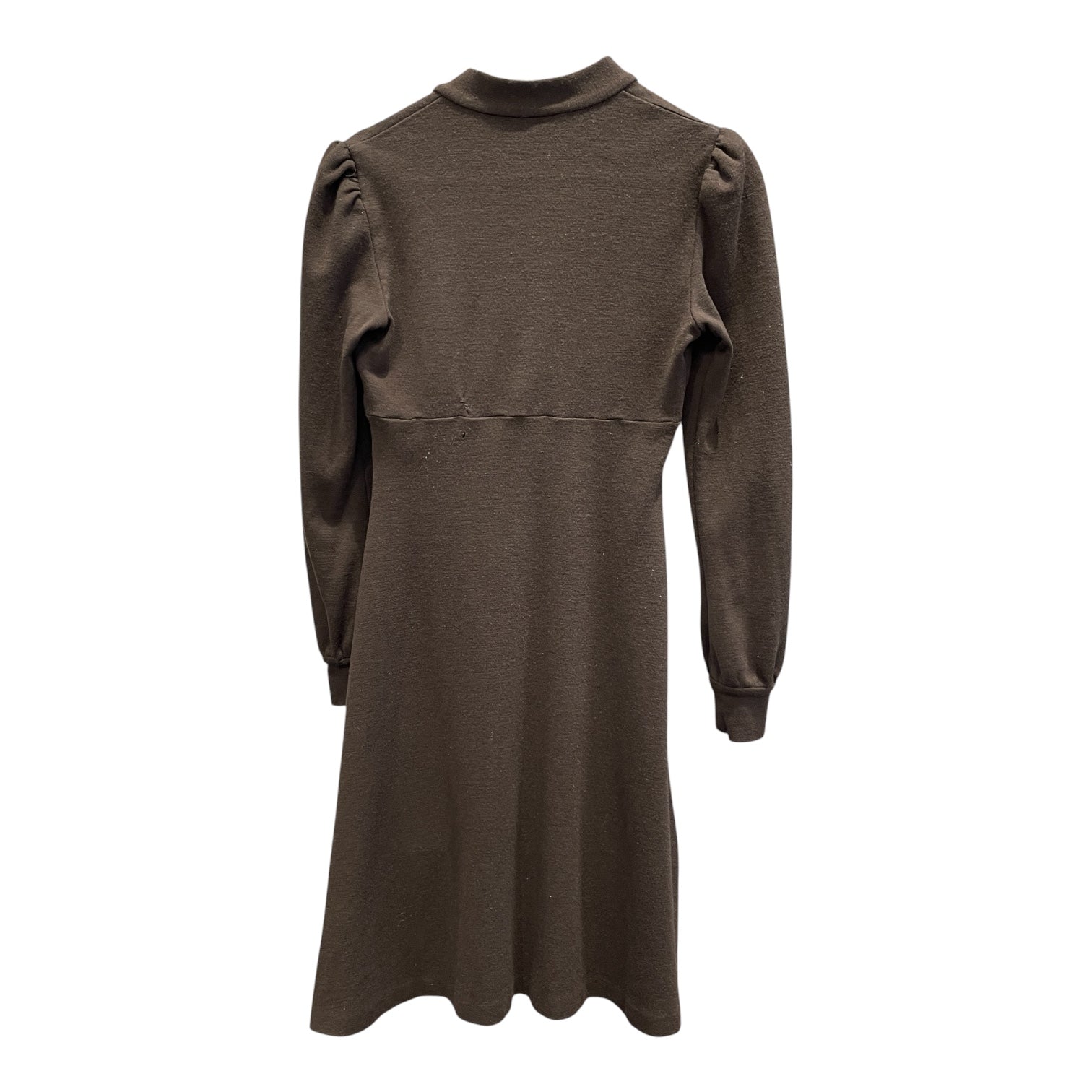 DIANE von FURSTENBERG/LS Dress/S/Wool/BRW/100% WOOL NECK TIE MIDI view 2