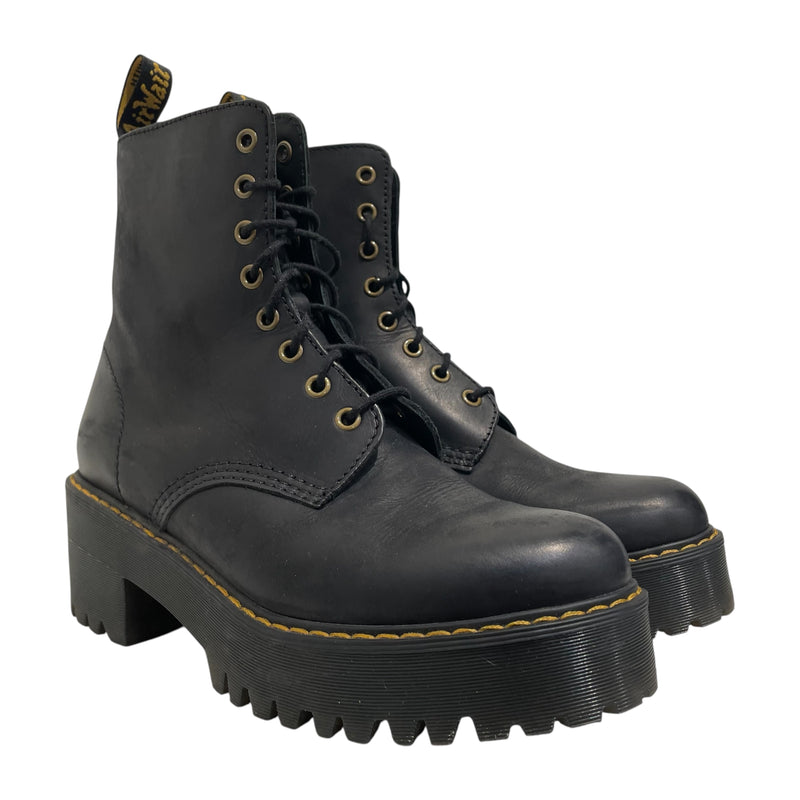 Dr.Martens/Lace Up Boots/US 9/Leather/BLK/Shriver Hi