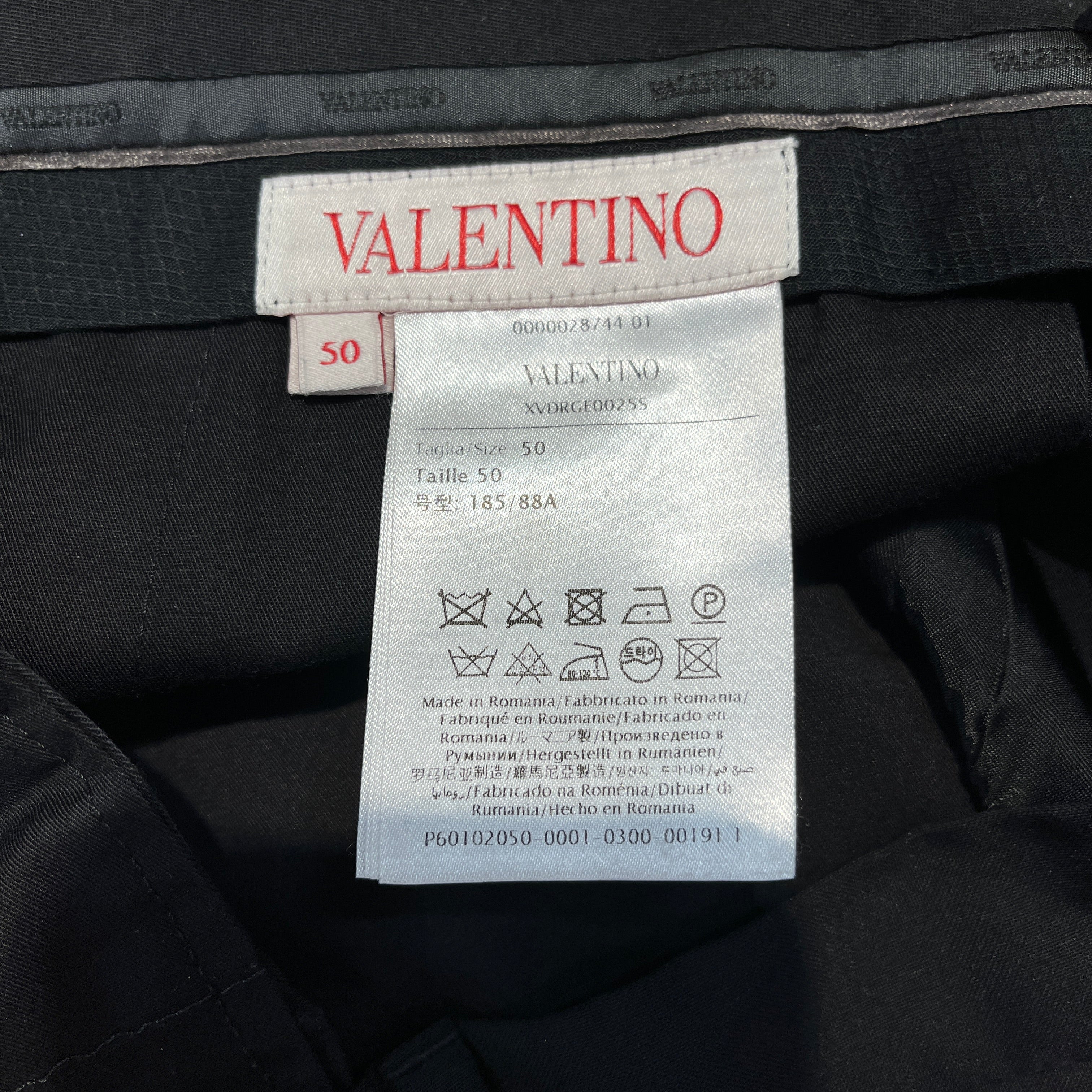 VALENTINO/Pants/50/Cotton/BLK/ view 3